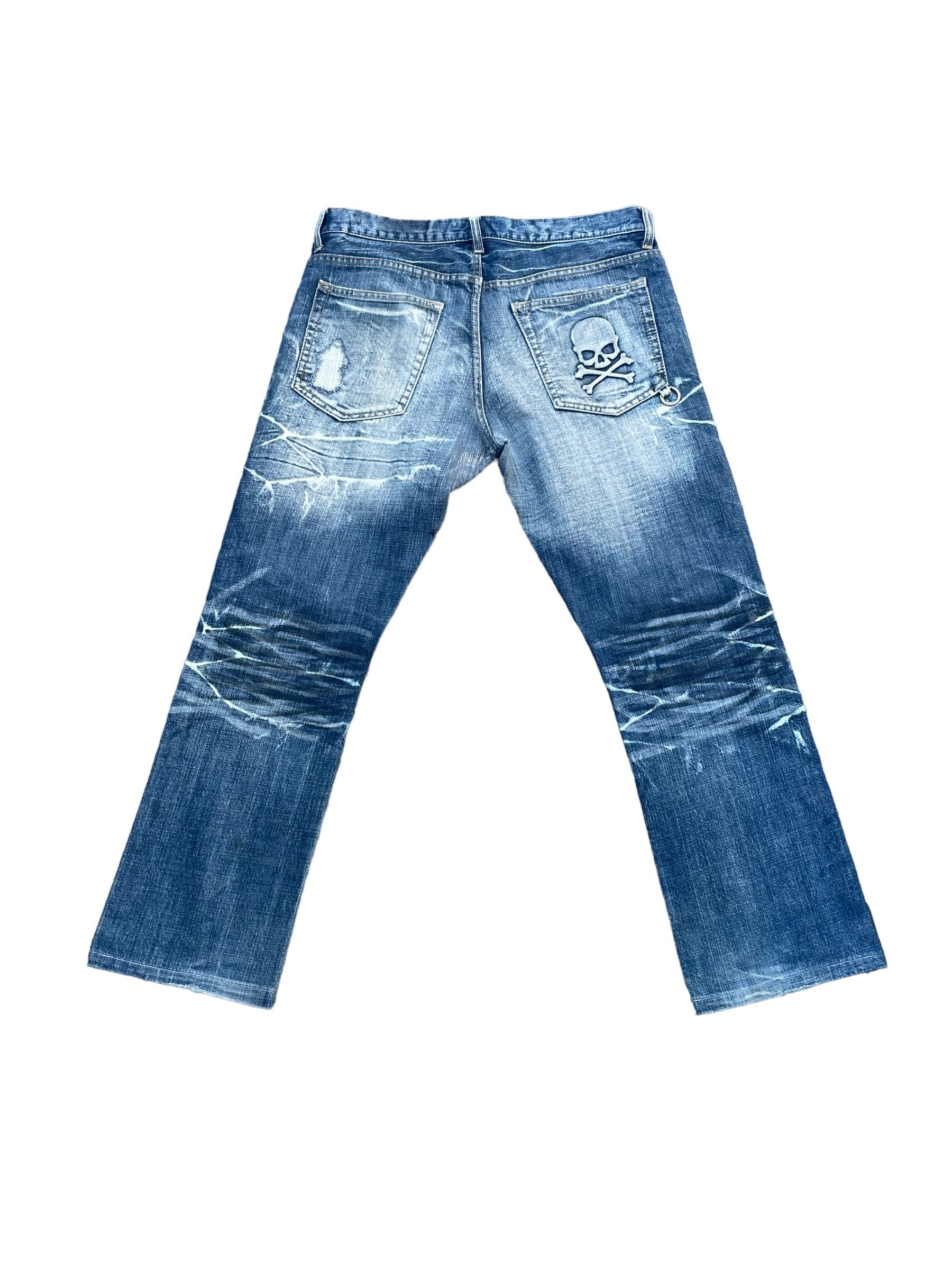 In The Attic In The Attic Custom Distresed Denim Size US 35 - 3 Thumbnail