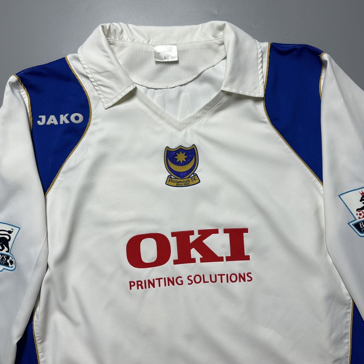 Vintage PORTSMOUTH JAKO 2006/2007 FOOTBALL AWAY JERSEY #27 KANU Size US L / EU 52-54 / 3 - 4 Thumbnail