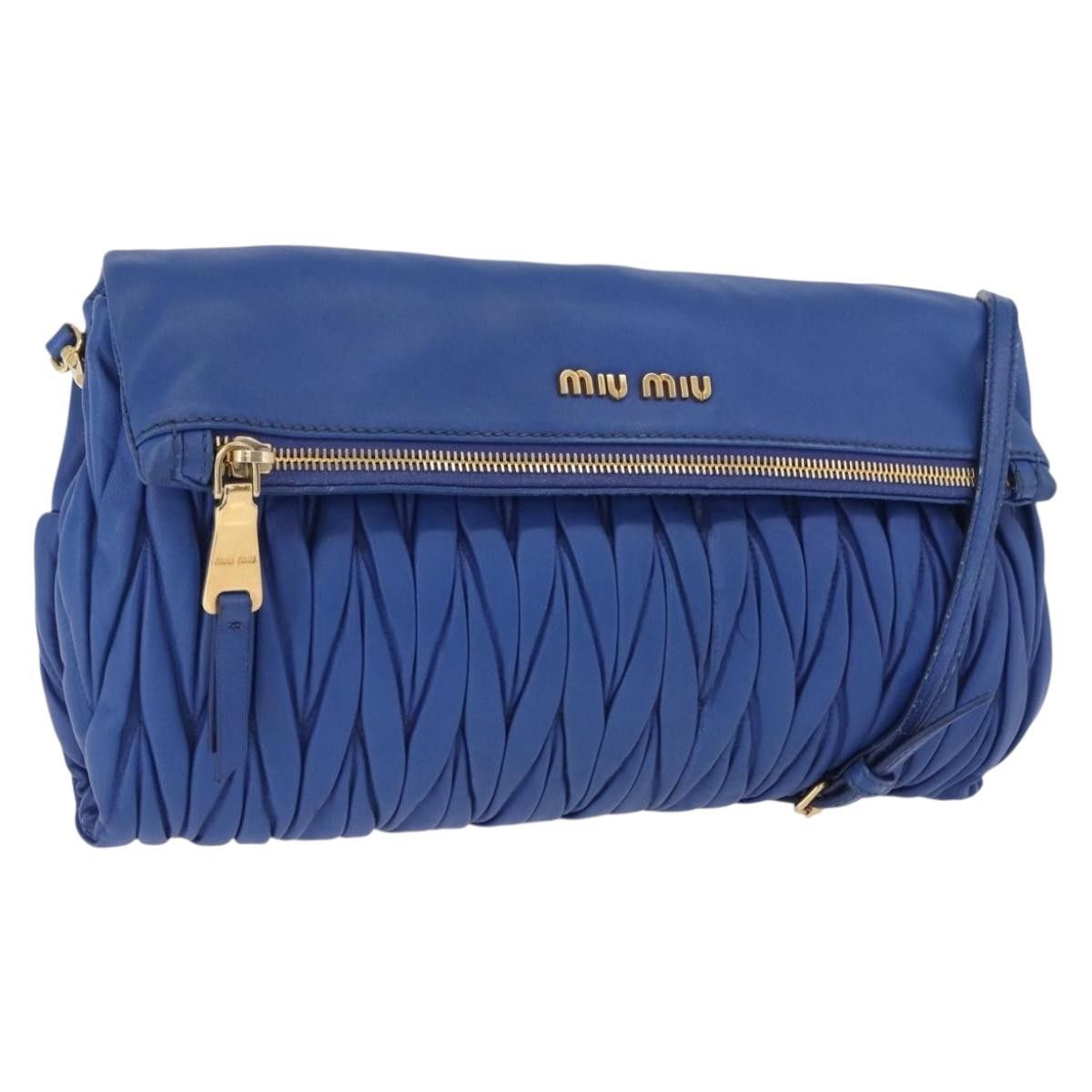 Miu Miu ARCHIVE MIU MIU FW 1999 SHOELACE LEATHER SHOULDER BAG