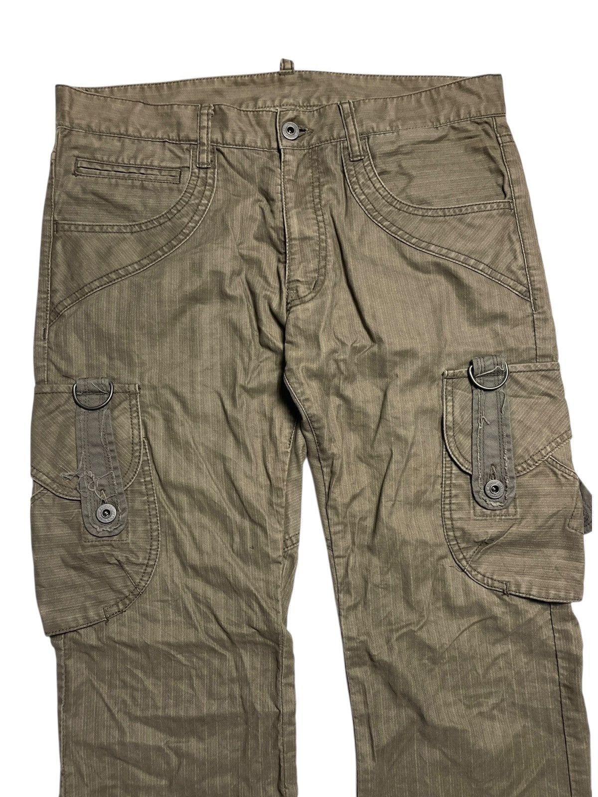 PPFM 2000’s The Difference Rupert - G.O.A Style Flare Cargo Pants Size US 32 / EU 48 - 3 Thumbnail