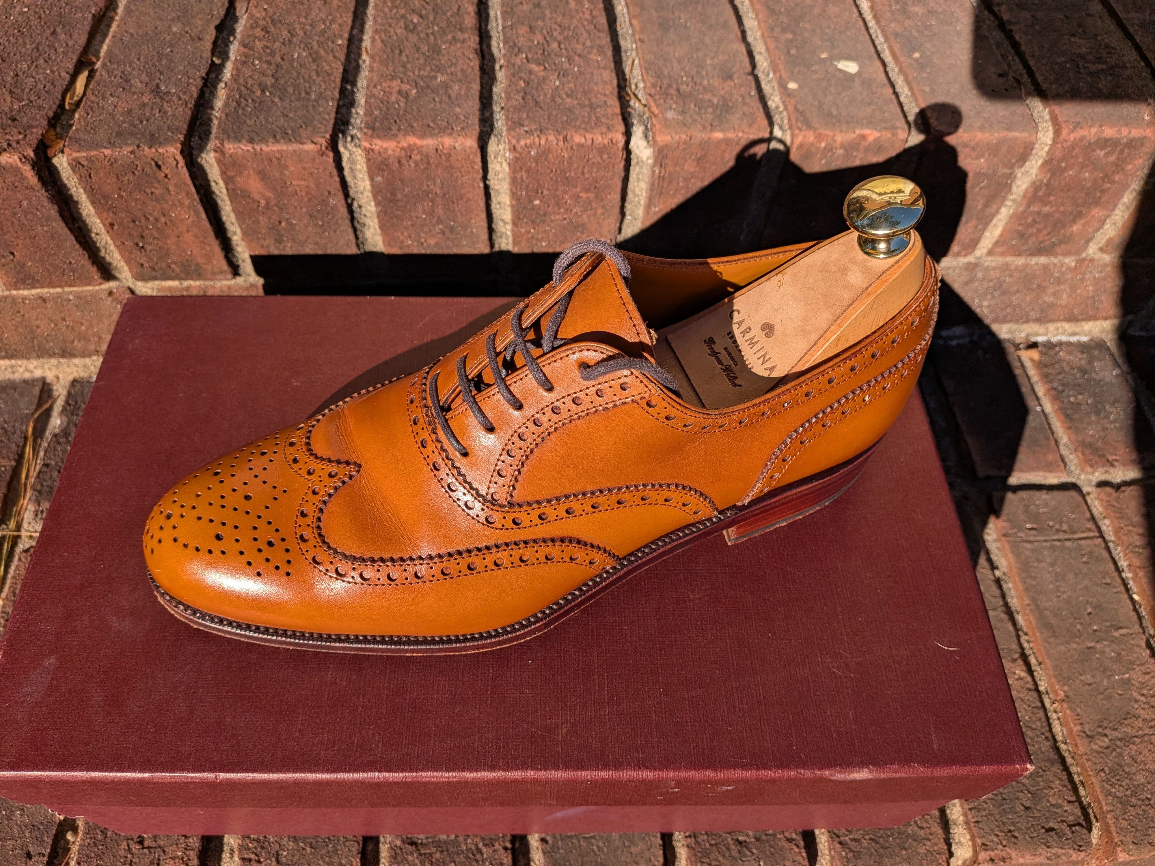 Carmina Carmina Wingtip Oxfords Size US 8 / EU 41 - 6 Thumbnail
