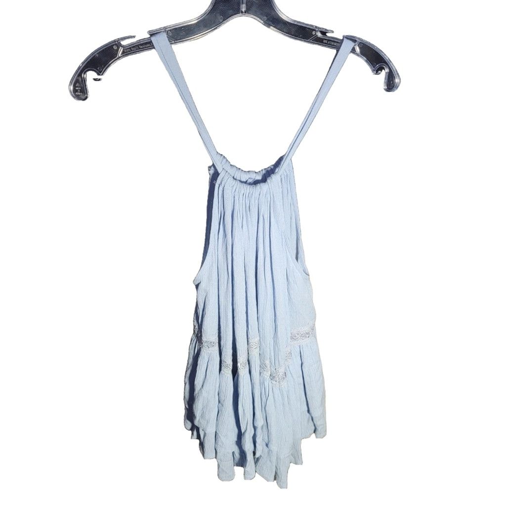 Other NWT Illa Illa Flowy Blue Blouse with Lace Detailing Size L / US 10 / IT 46 - 9 Thumbnail