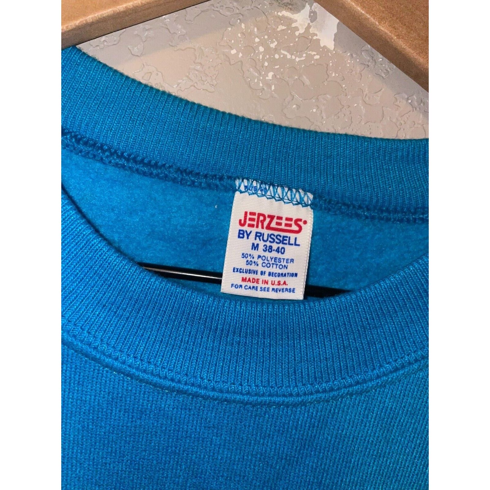 Jerzees Vintage Arizona Crewneck Deer Native Blue Sweatshirt VTG 80s Size US M / EU 48-50 / 2 - 9 Thumbnail