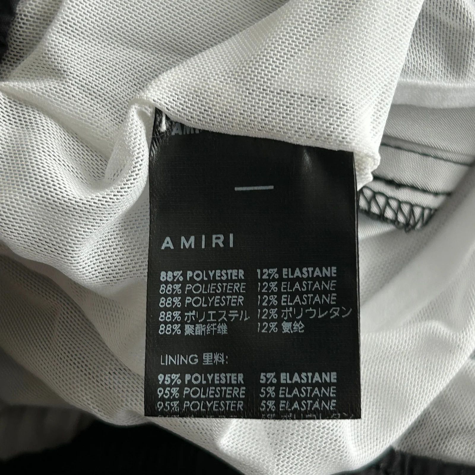Amiri o1mle0326 Amiri Fortune Swim Trunks Shorts in Black Size US 36 / EU 52 - 4 Thumbnail