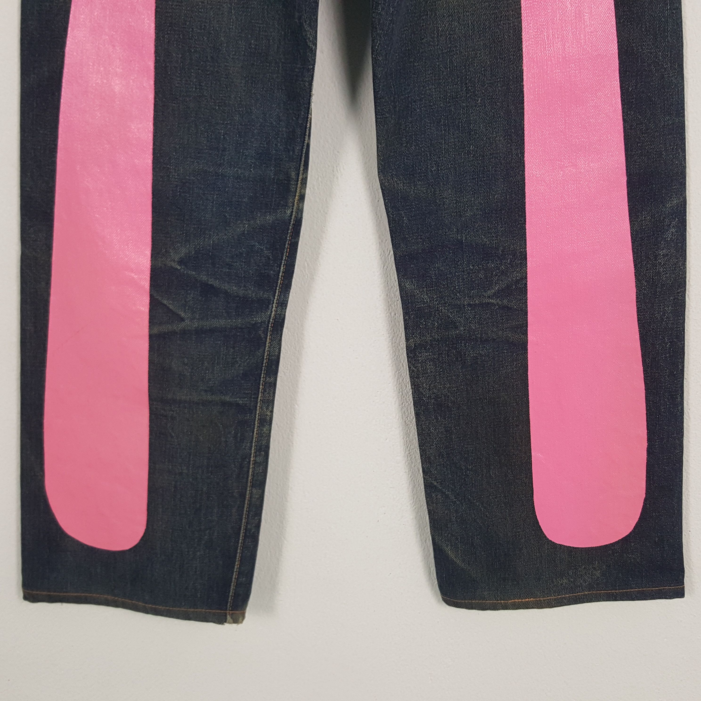 Japanese Brand × Vintage Vintage Evisu Selvedge Japanese Daicock Custom Denim Jeans Size US 27 - 3 Thumbnail