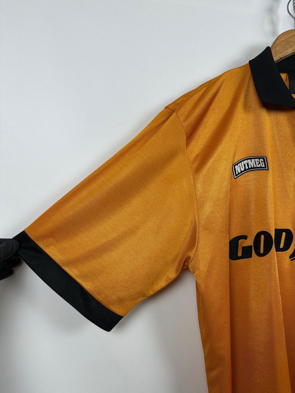Nutmeg 1994/95 Nutmeg Wolverhampton Wanderers Vintage Soccer Jersey Size US XL / EU 56 / 4 - 8 Thumbnail