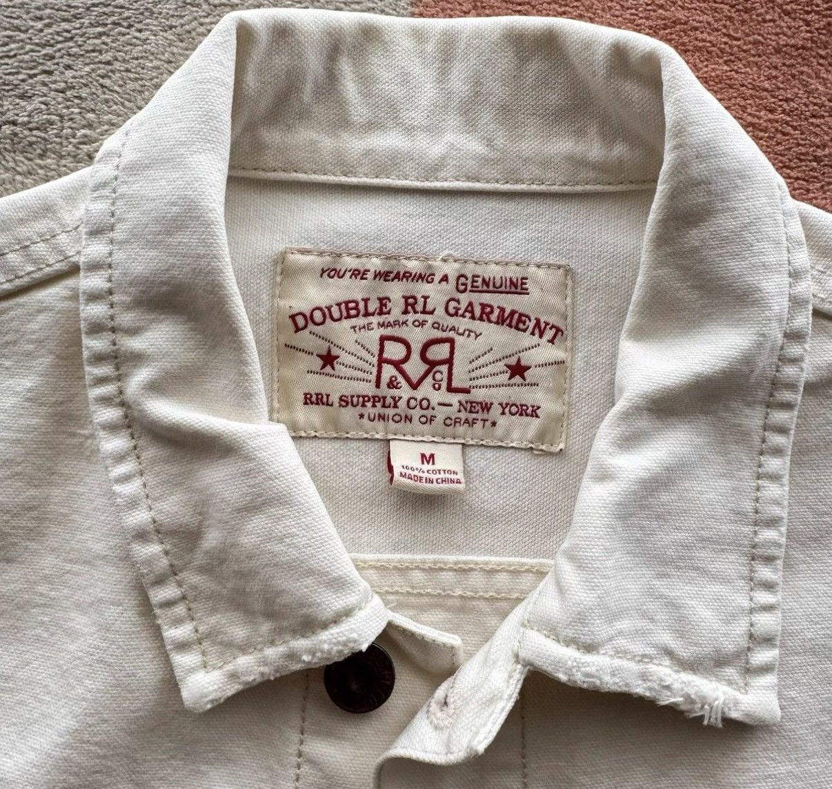 RRL Ralph Lauren RRL Ralph Lauren Double RL Storm Rider Canvas Jacket K22 Size US M / EU 48-50 / 2 - 4 Thumbnail