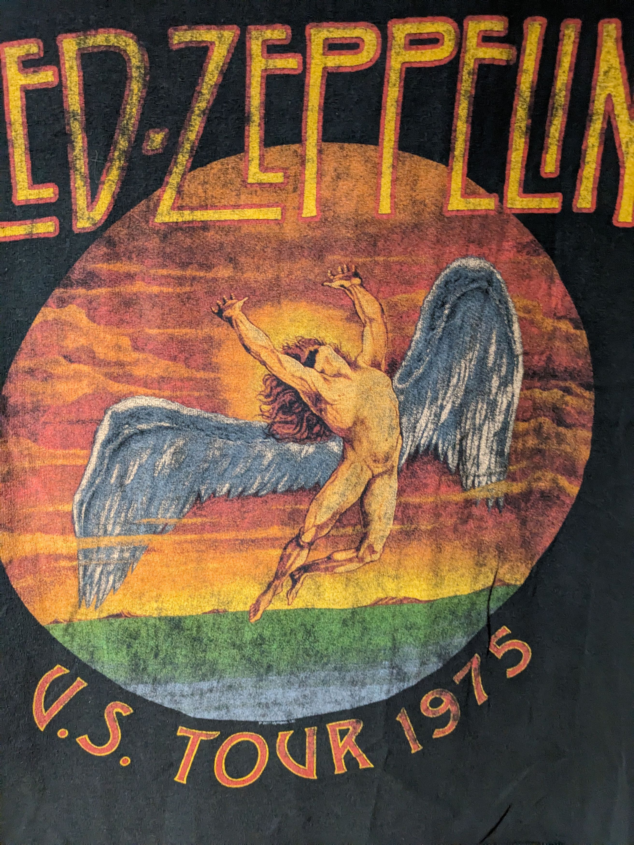 Led Zeppelin × Vintage Vintage 2011 Led Zeppelin Swan Song Band Music T-Shirt Size US M / EU 48-50 / 2 - 2 Thumbnail