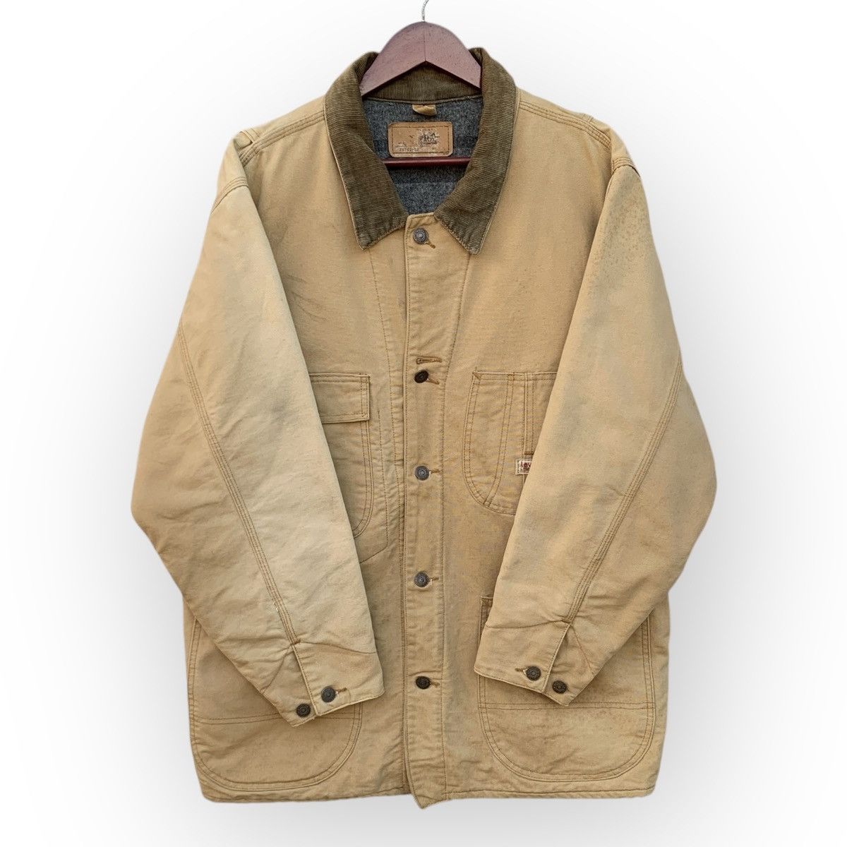 Levi's VINTAGE LEVIS USA 70742-62 DUCK CANVAS CHORE JACKET BLANKET Size US XL / EU 56 / 4 - 3 Thumbnail