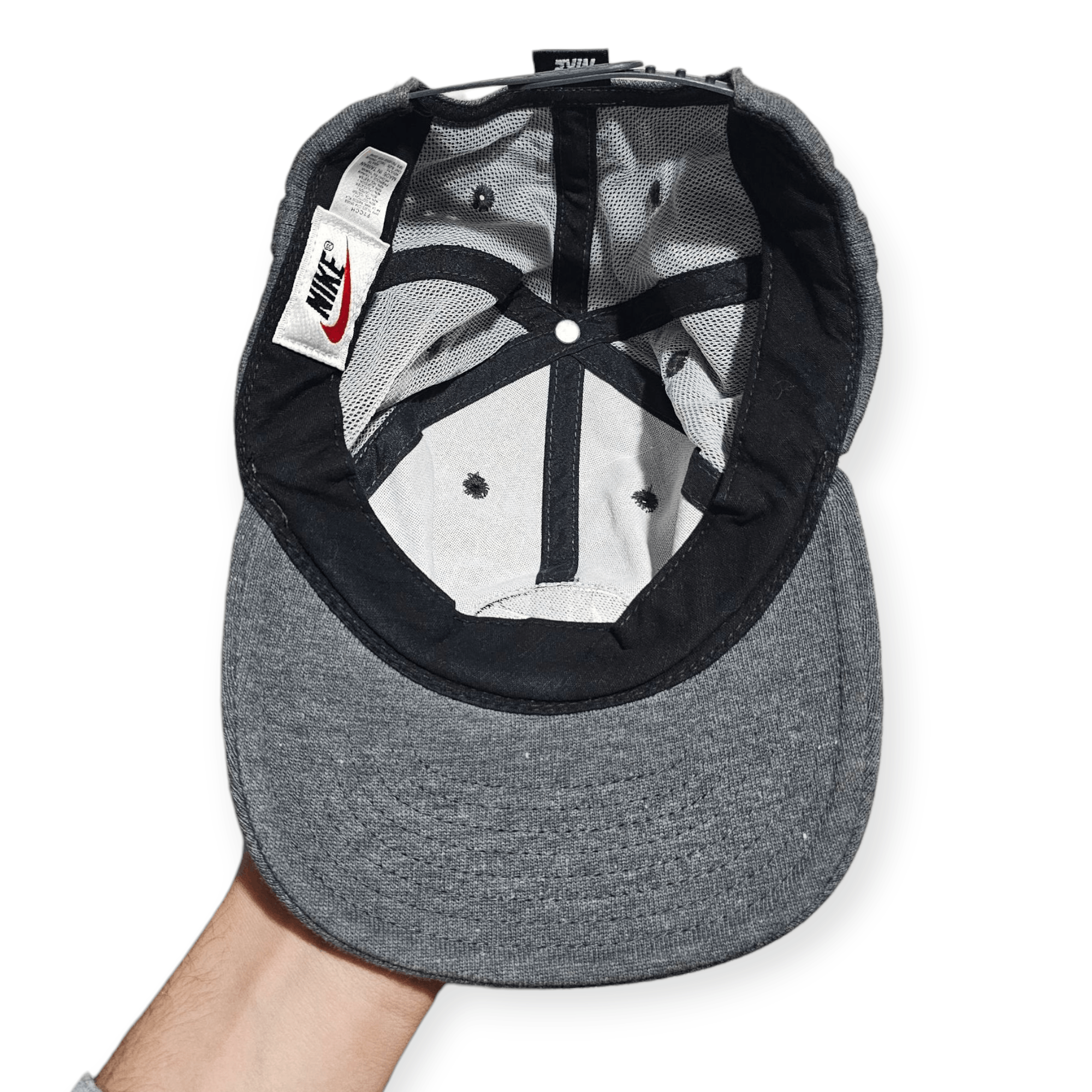 Nike Nike Gray Vintage Logo Hat Size ONE SIZE - 5 Thumbnail