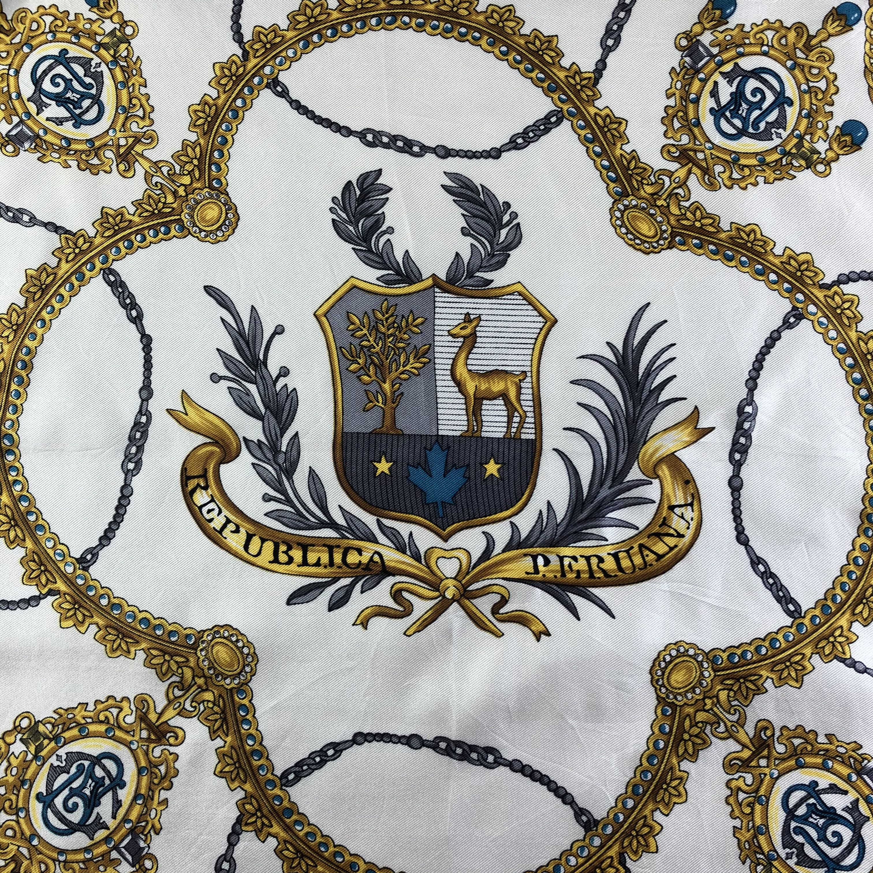 Vintage Vintage Silk Scarf Size ONE SIZE - 7 Thumbnail
