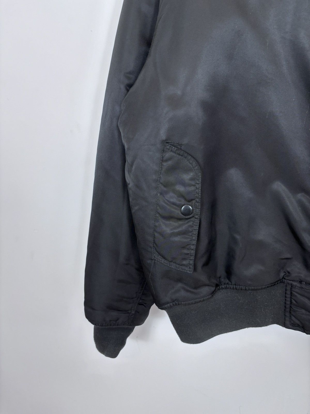 Other Hellfire Club Vintage Black Racing MA-1 Flight Bomber Jacket Size US XXL / EU 58 / 5 - 4 Thumbnail