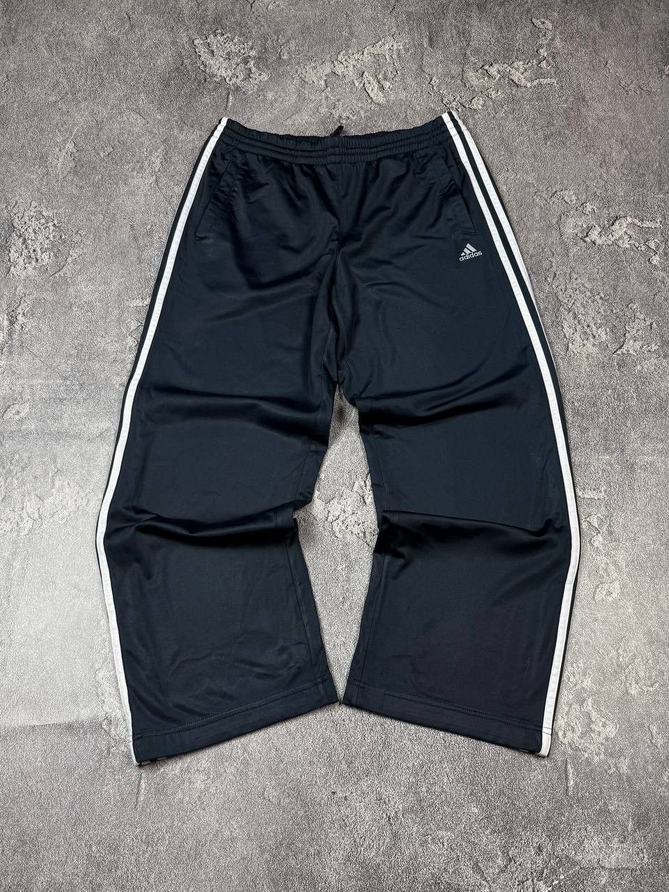 Adidas Y2K Adidas Navy Stripe Baggy Track Pants Size US 32 / EU 48 - 1 Thumbnail