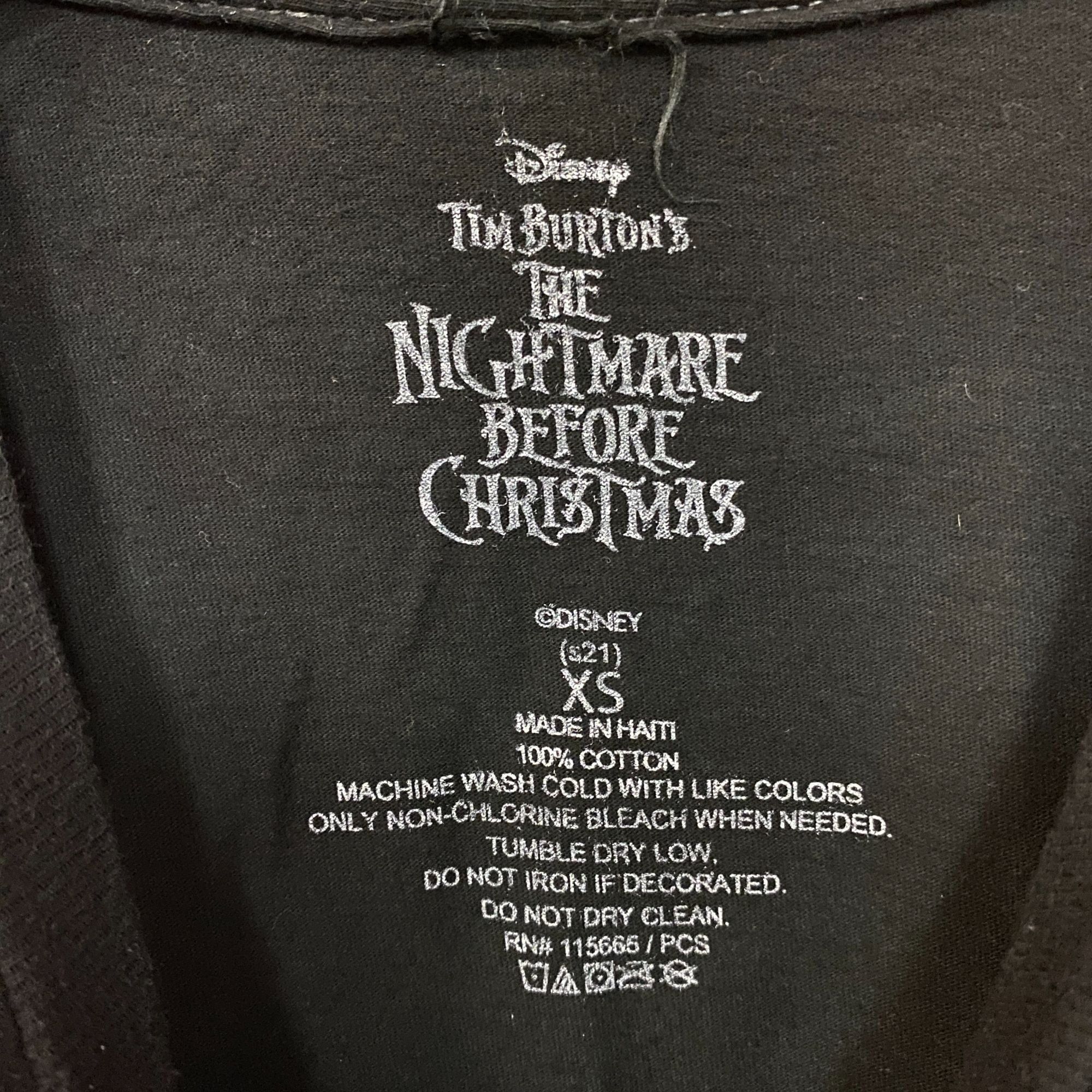 Disney The Nightmare Before Christmas Shock Lock & barrel T-Shirt E Size US XS / EU 42 / 0 - 4 Thumbnail