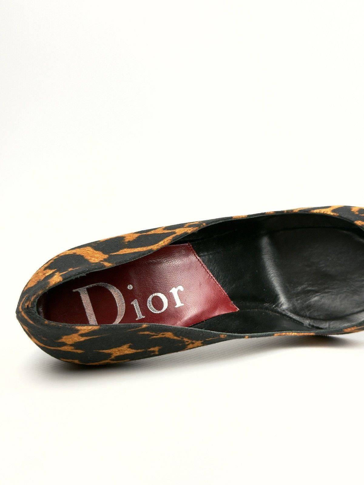 Dior 💖 Dior Iconic F/W 2004 by John Galliano Leopard Heels Pumps Size US 8.5 / IT 38.5 - 14 Thumbnail