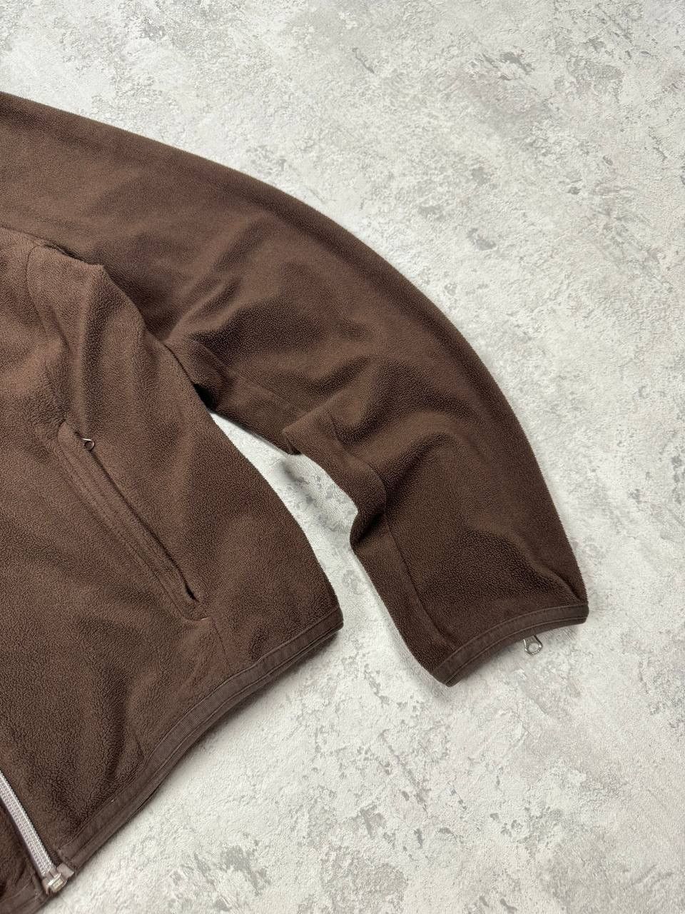 Nike Vintage Nike Brown Fleece Zip Size L / US 10 / IT 46 - 4 Thumbnail
