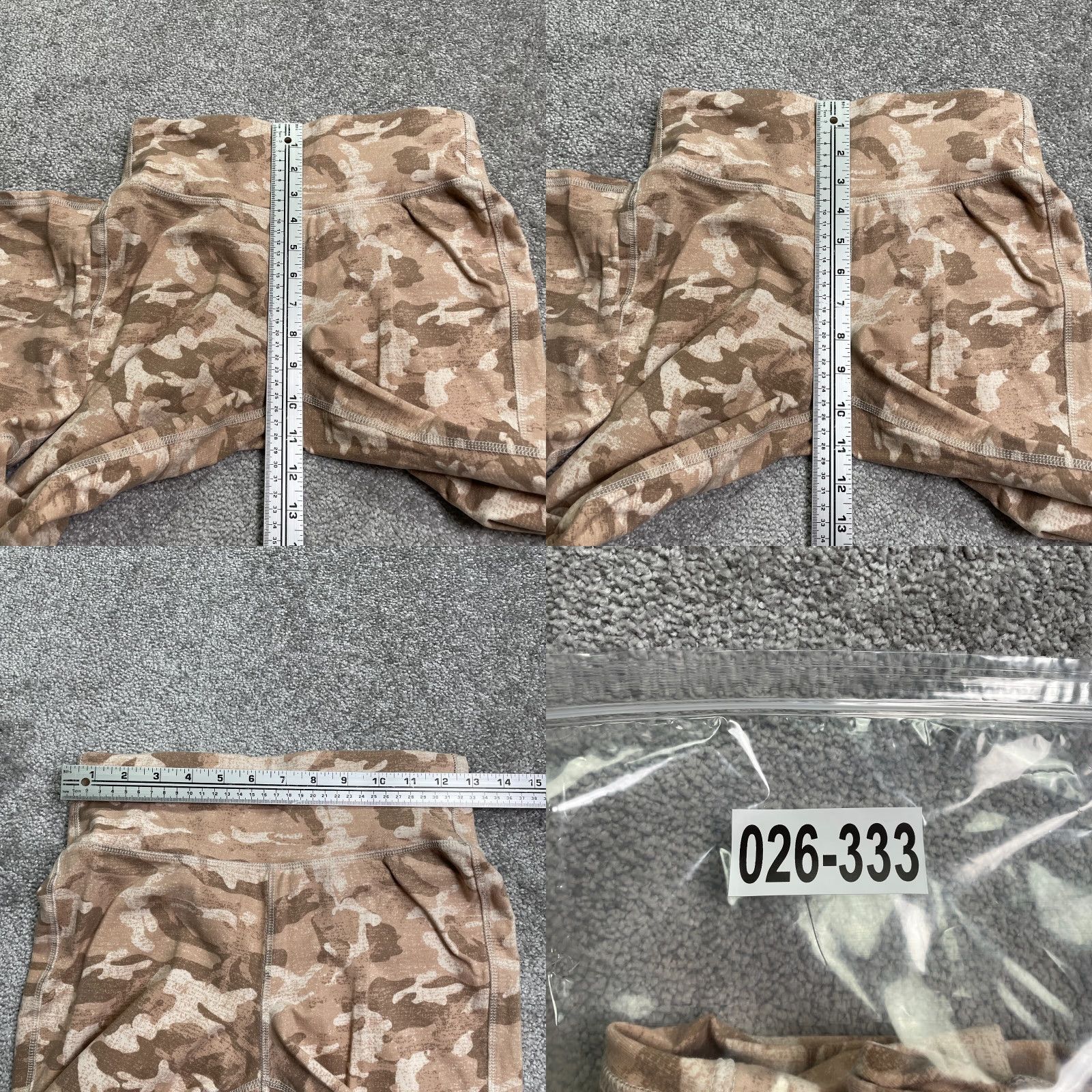 Vintage Wonderly Studio Compression Leggings Womens Medium Brown Camouflage Active 26x25 Size 32" / US 10 / IT 46 - 8 Thumbnail