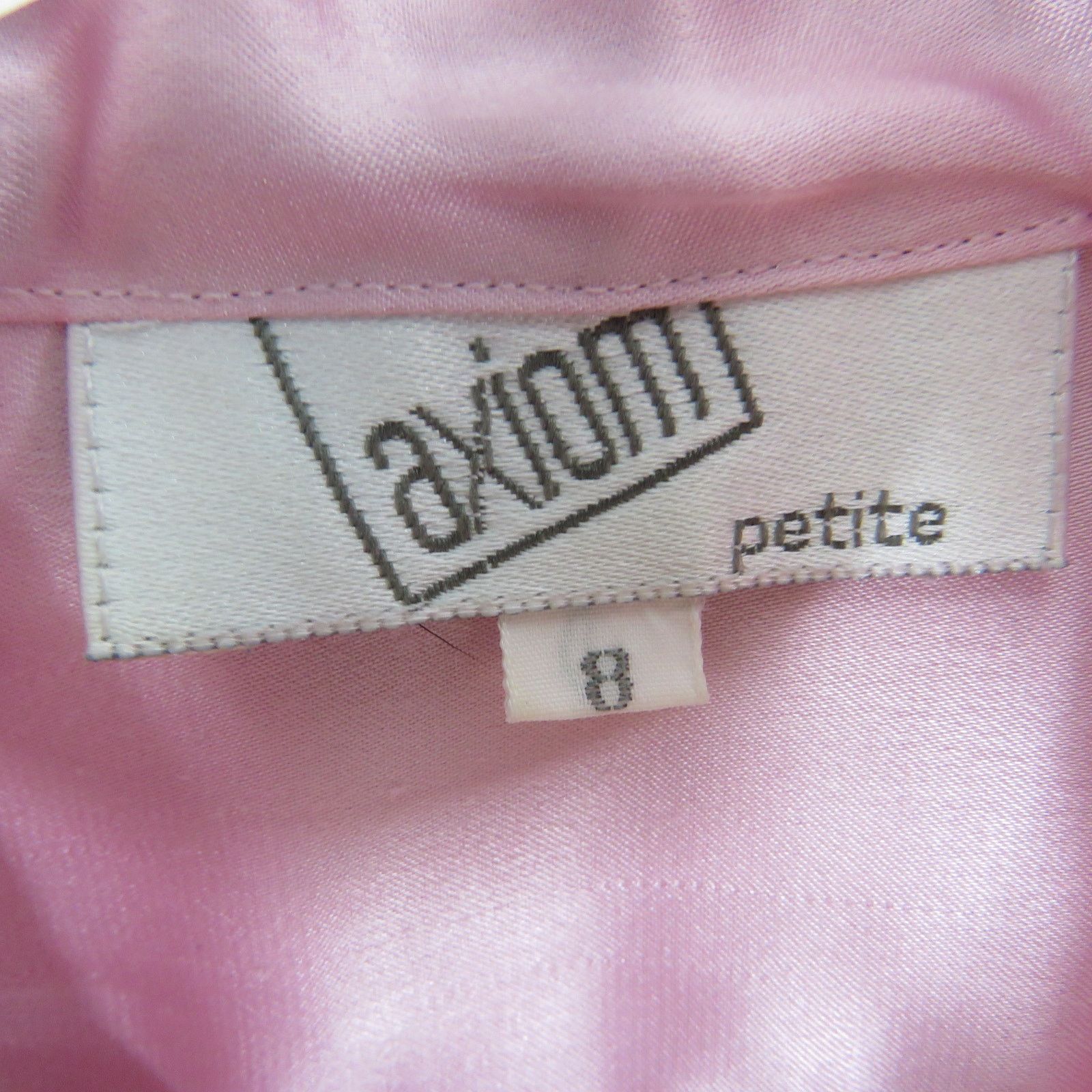 Vintage 70s Vintage Pink Satin Long Sleeve Button Down Blouse Medium Size M / US 6-8 / IT 42-44 - 7 Thumbnail