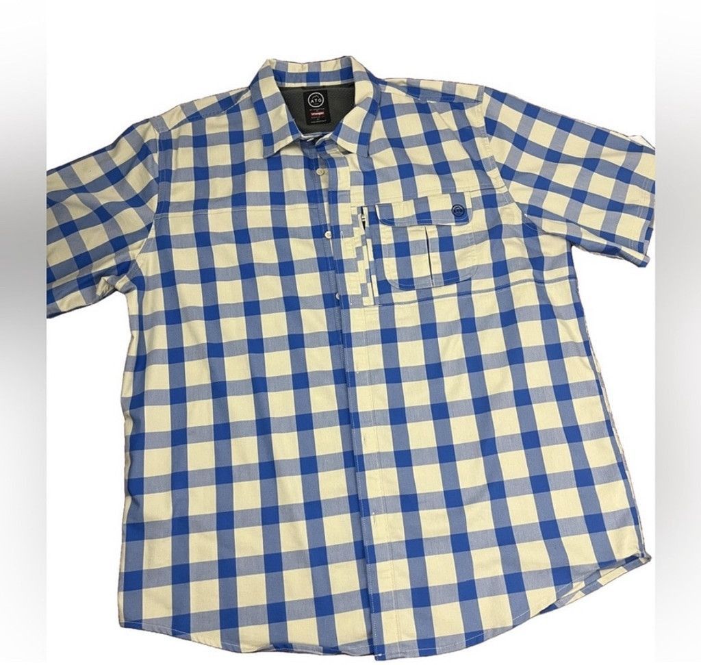 Wrangler Wrangler ATG All-Terrain Gear Utility Shirt XL Short Sleeve Size US XL / EU 56 / 4 - 4 Thumbnail