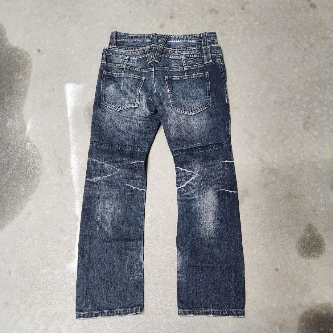 PPFM PPFM Double Waist Jeans Size US 31 - 4 Thumbnail