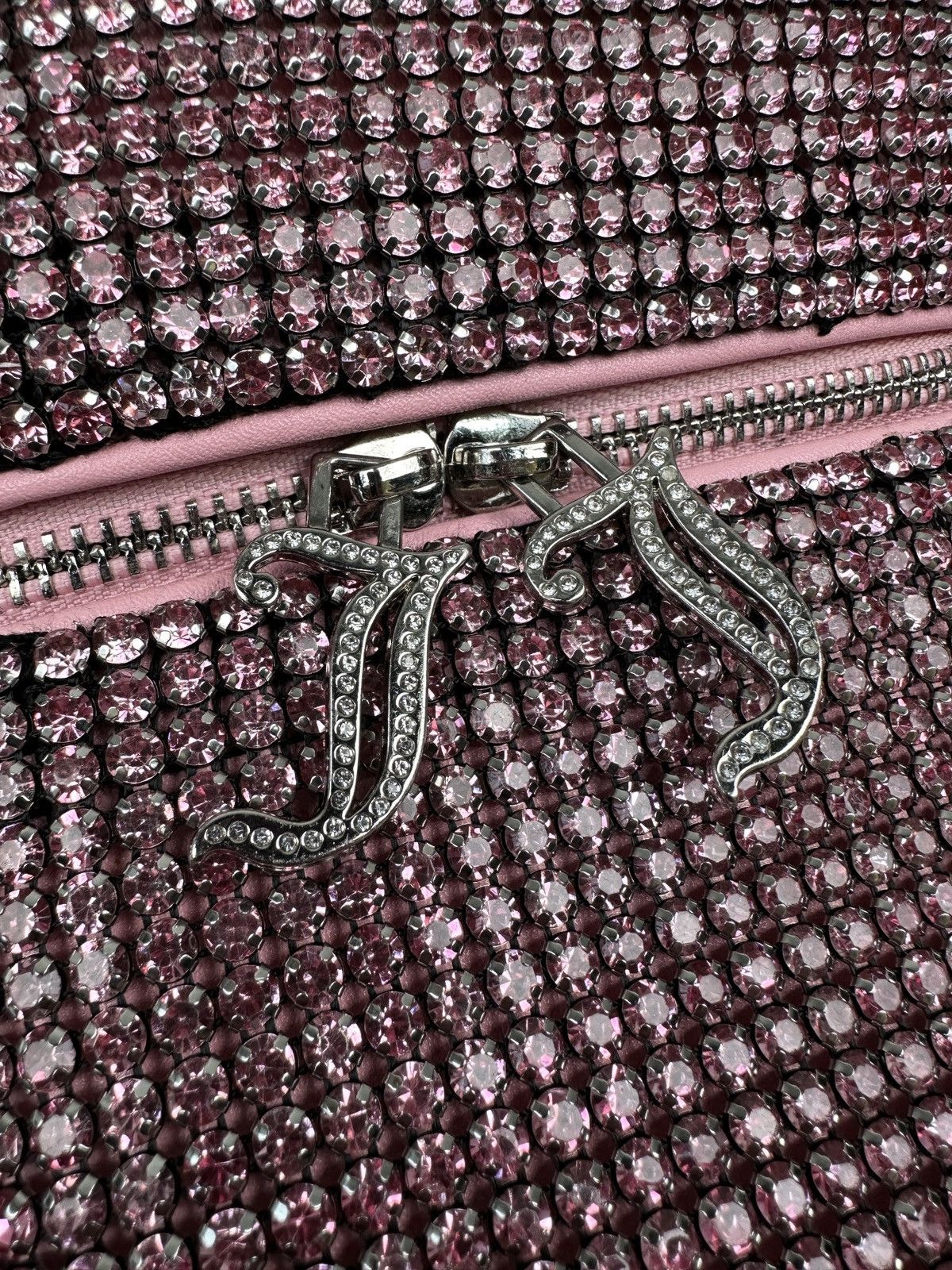 Juicy Couture JUICY COUTURE Melanie Diamante Crystal Pink Crossbody Bag Size ONE SIZE - 3 Thumbnail