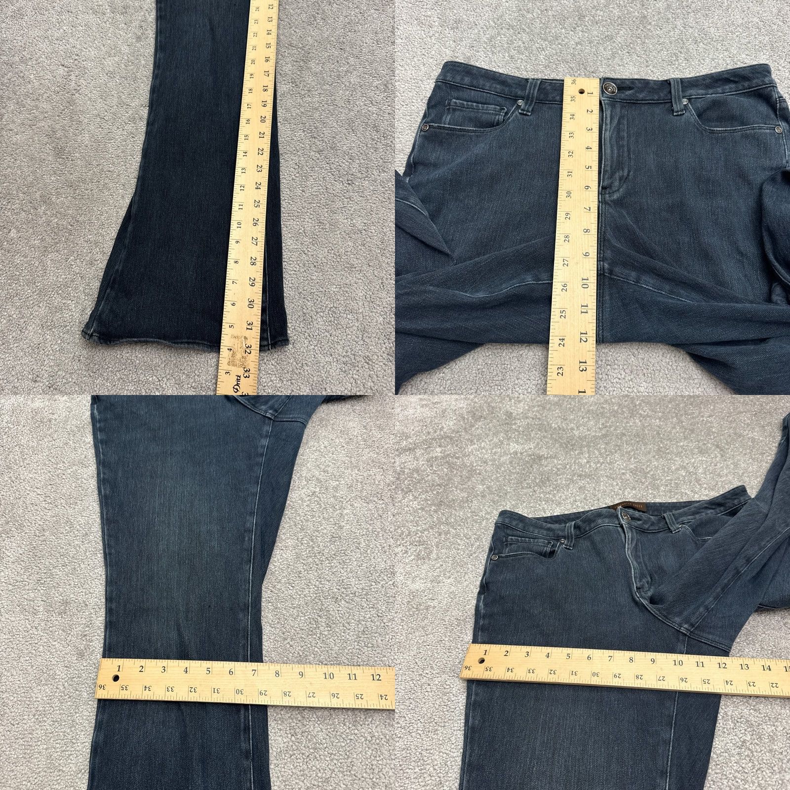 Coldwater Creek Coldwater Creek Jeans Women 10 Blue Dark Wash Denim Bootcut 34x32 5-Pocket Stretch Size 38" / US 16 / IT 52 - 9 Thumbnail