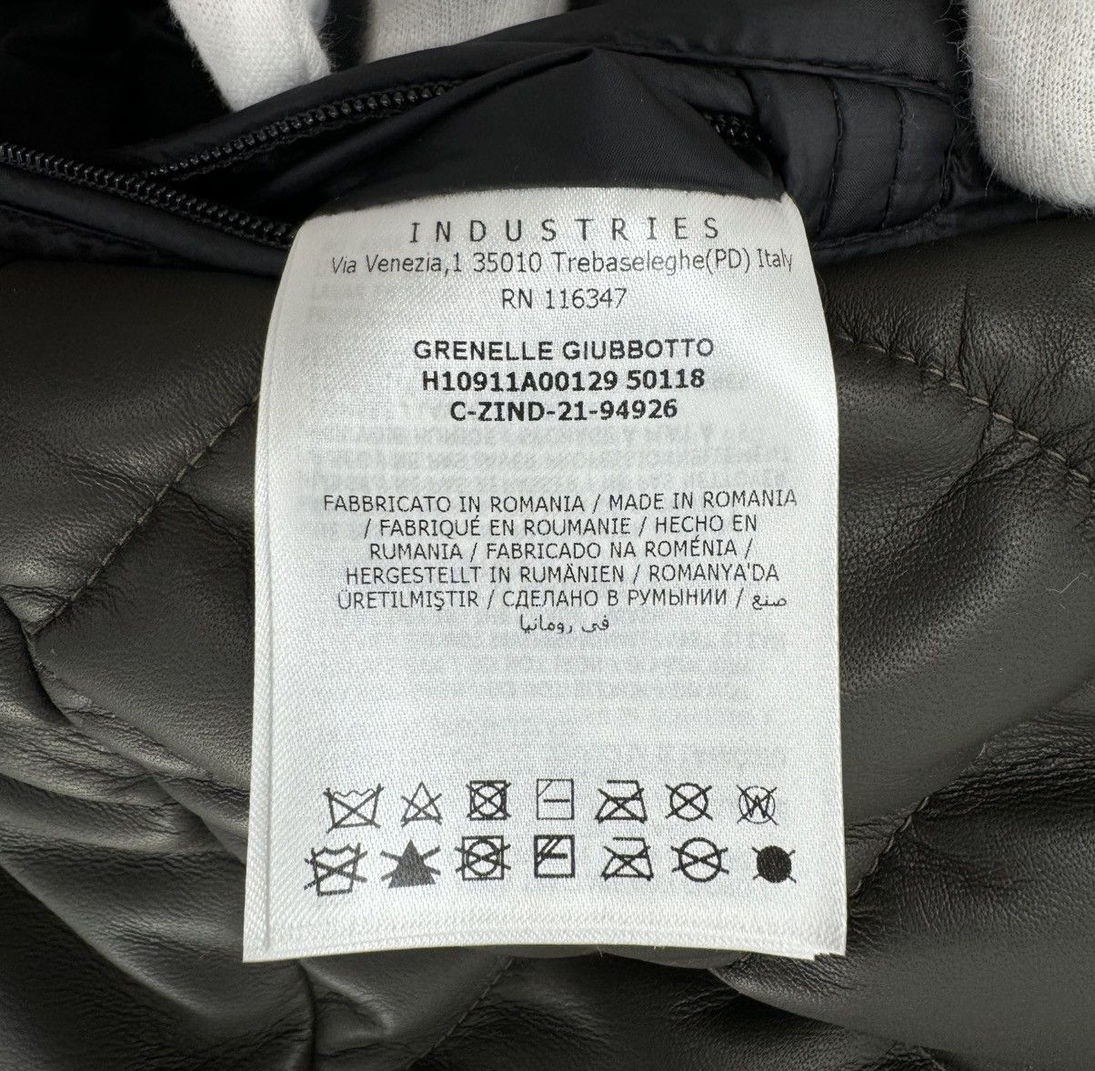 Moncler Grenelle Dark Olive Puffer Down Leather Jacket w/ Quilting 2 Size US M / EU 48-50 / 2 - 6 Thumbnail