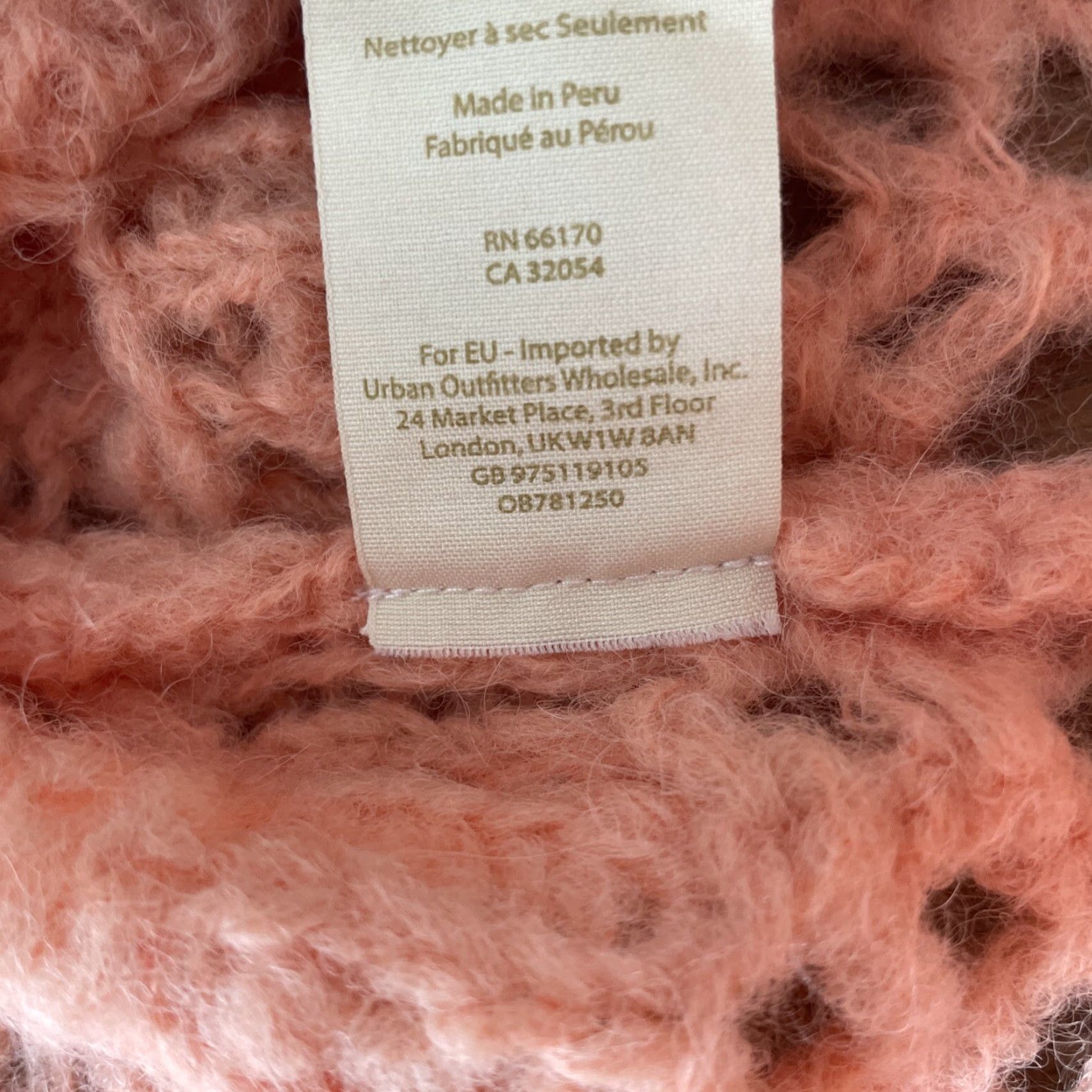 Free People Free People Alpaca Crochet Sweater Womens L Peach Balloon Sleeve Knit Pullover Boho Classic Size L / US 10 / IT 46 - 5 Thumbnail