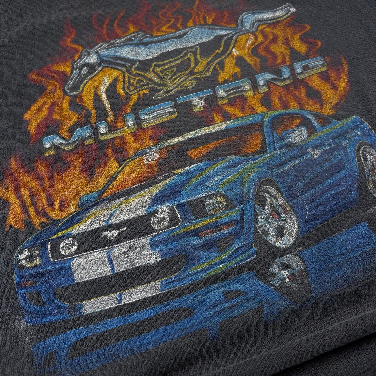 Mustang Vintage Ford Mustang Flame Cutoff Size US L / EU 52-54 / 3 - 3 Thumbnail