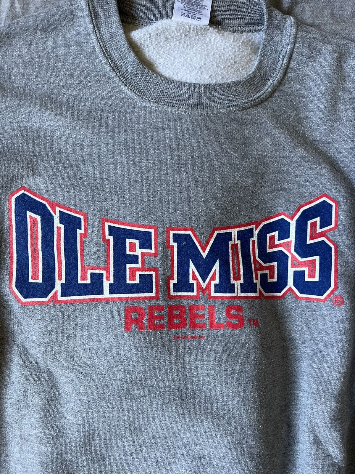 Vintage Vintage university of Mississippi Jerzees medium OLE MISS Size US M / EU 48-50 / 2 - 2 Thumbnail