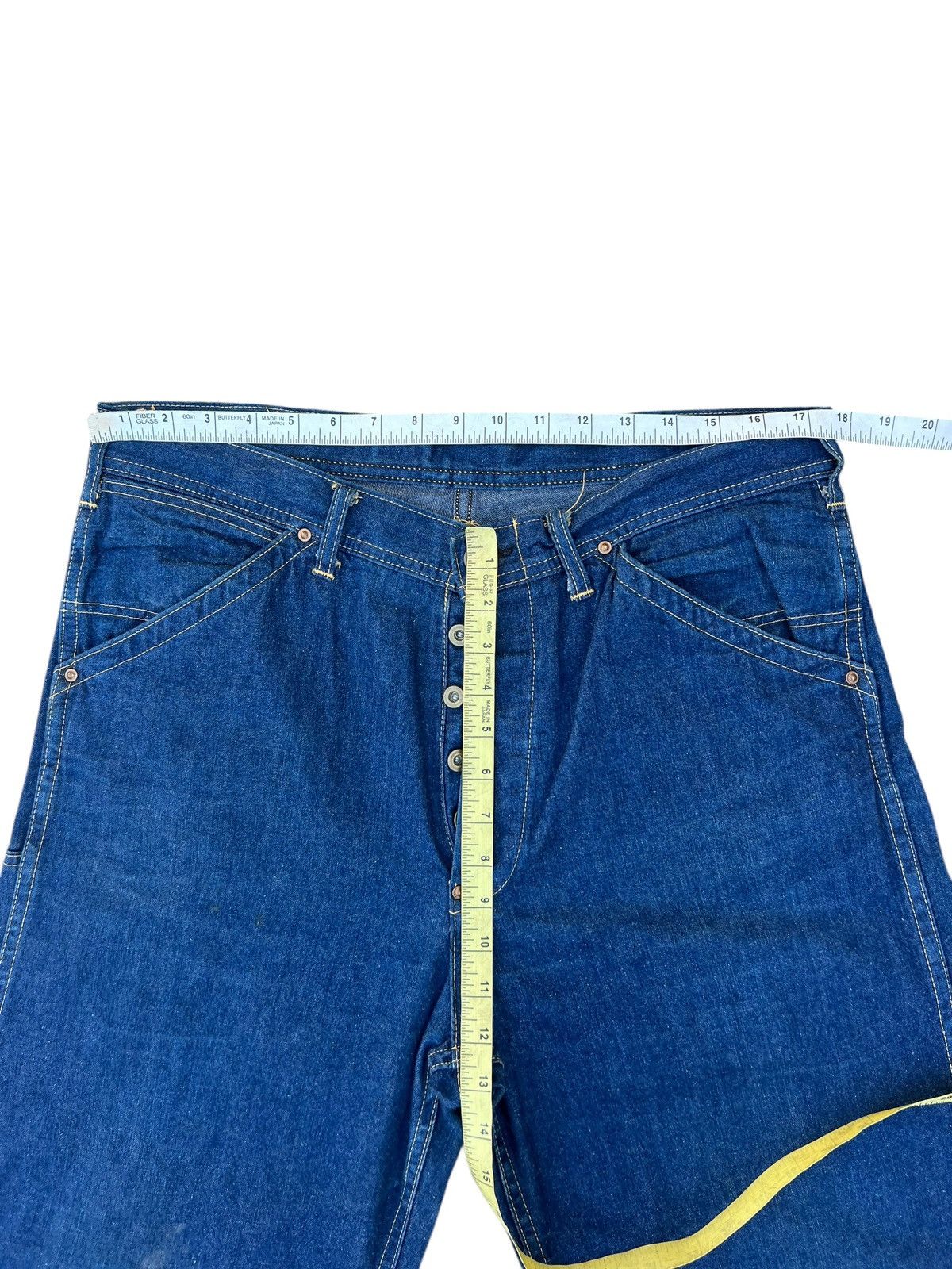 Lee Vintage 90s Lee Jelt Denim Sanforized Denim Work Jeans Size US 34 / EU 50 - 2 Thumbnail