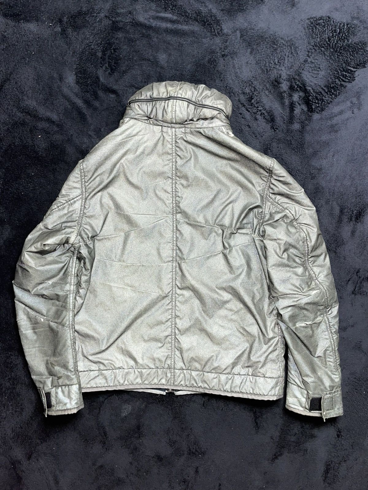 Stone Island AW2010 Archive Stone Island Liquid Reflective Bomber Jacket Size US XL / EU 56 / 4 - 4 Thumbnail