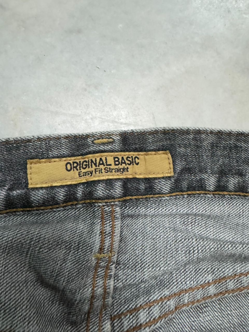Uniqlo 💥Sick💥Vintage Uniqlo Easy Fit Straight Insane Stoned Faded Size US 30 / EU 46 - 10 Thumbnail