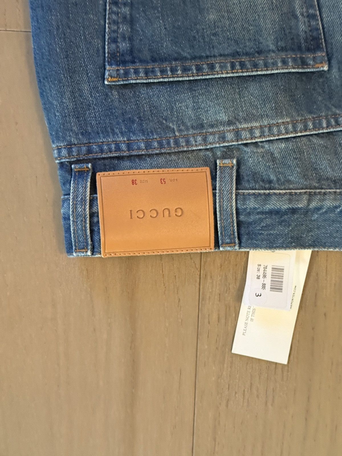 Gucci Gucci Snake Embroidered Denim Jeans – 2016 Collection Size US 38 / EU 54 - 6 Thumbnail