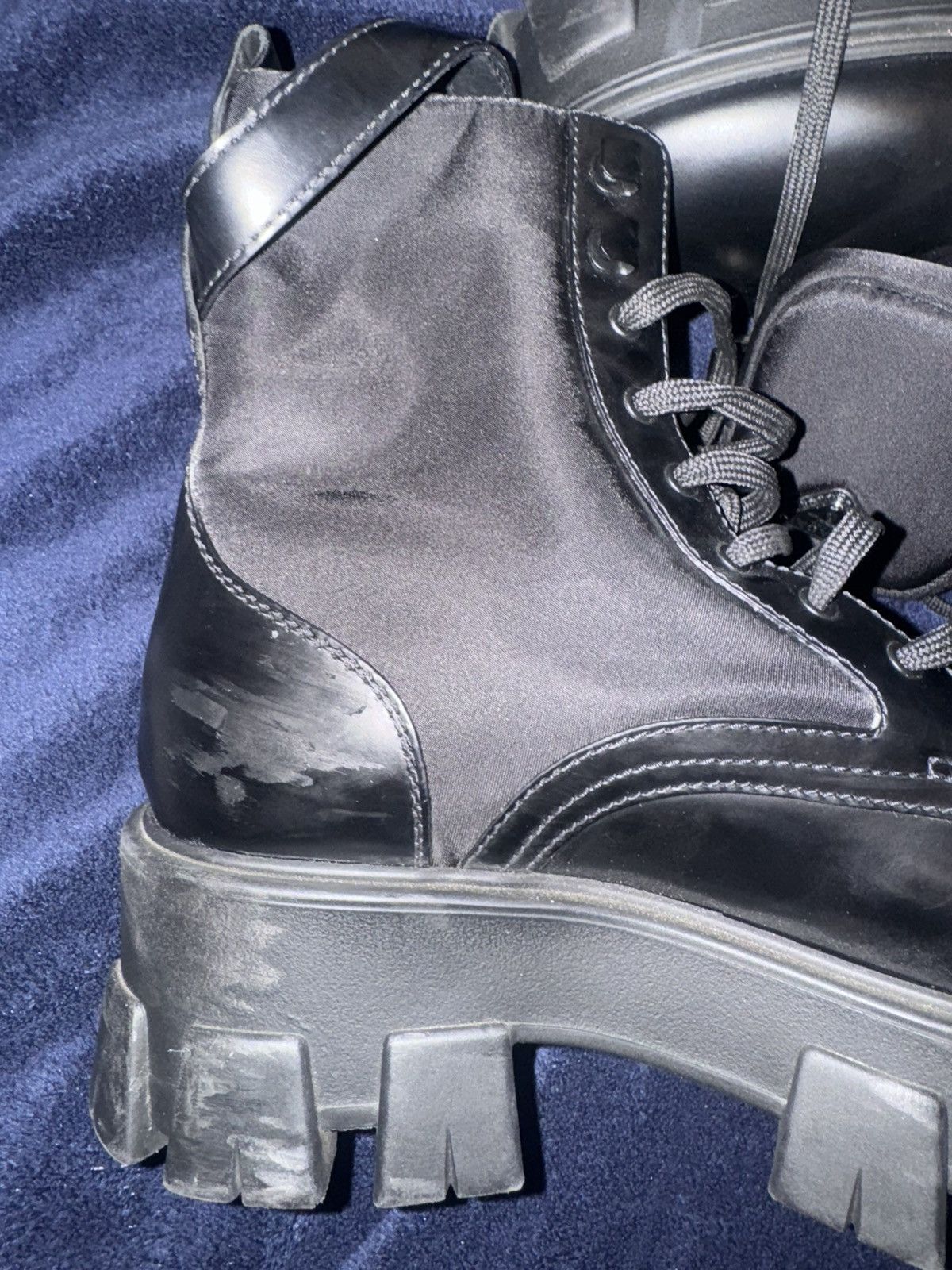 Prada Prada Monolith Re-Nylon Boots w/pouch Size US 8.5 / IT 38.5 - 3 Thumbnail