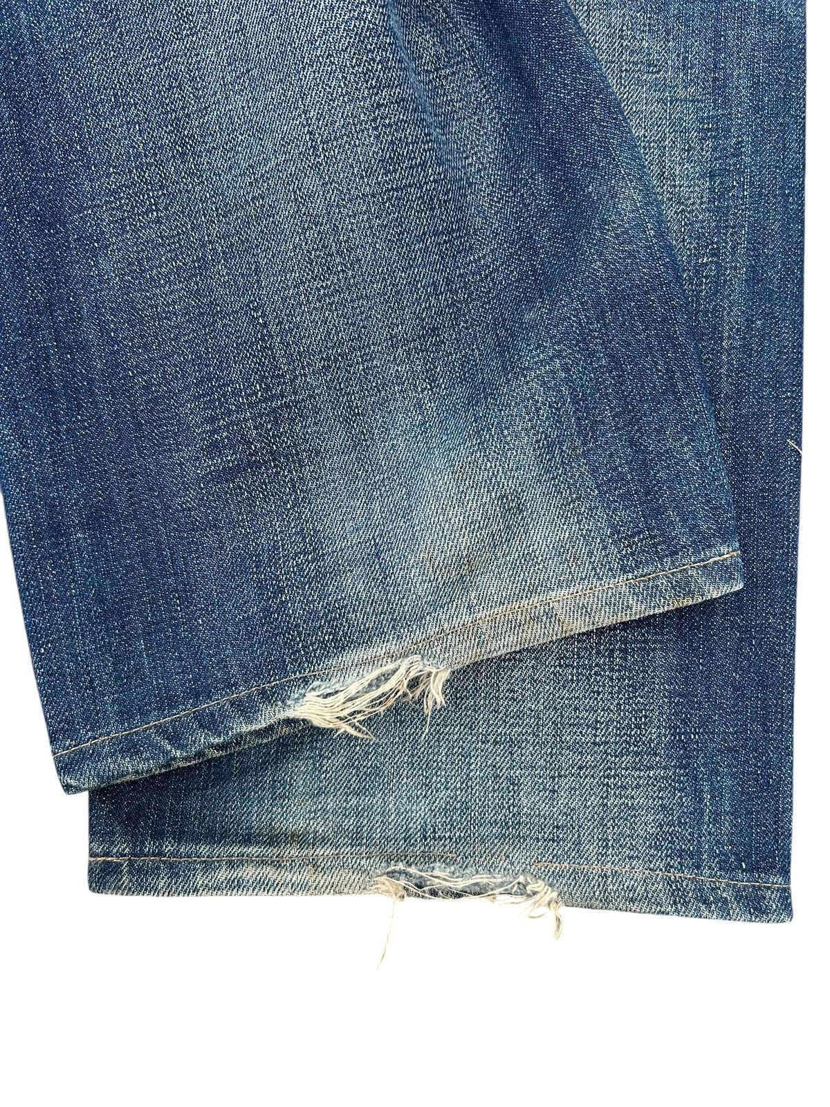 Kapital Vintage Levis Big E 501 Selvedge Distressed Denim Jeans Size US 32 / EU 48 - 17 Thumbnail