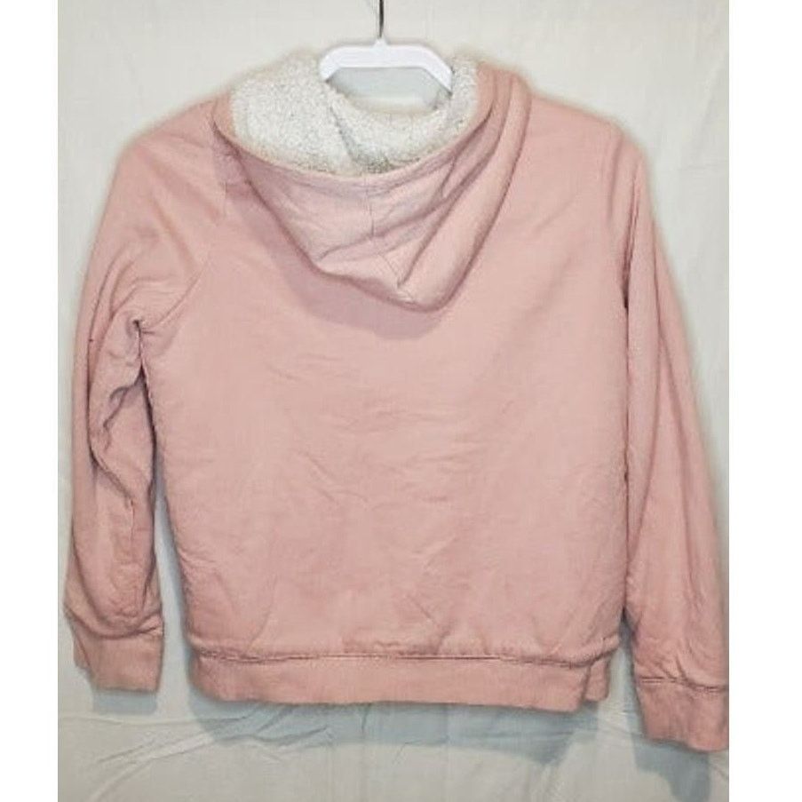 Other Girls Pink Hooded Fleece Sweater XL (14) Childrens Place Size XL / US 12-14 / IT 48-50 - 2 Thumbnail