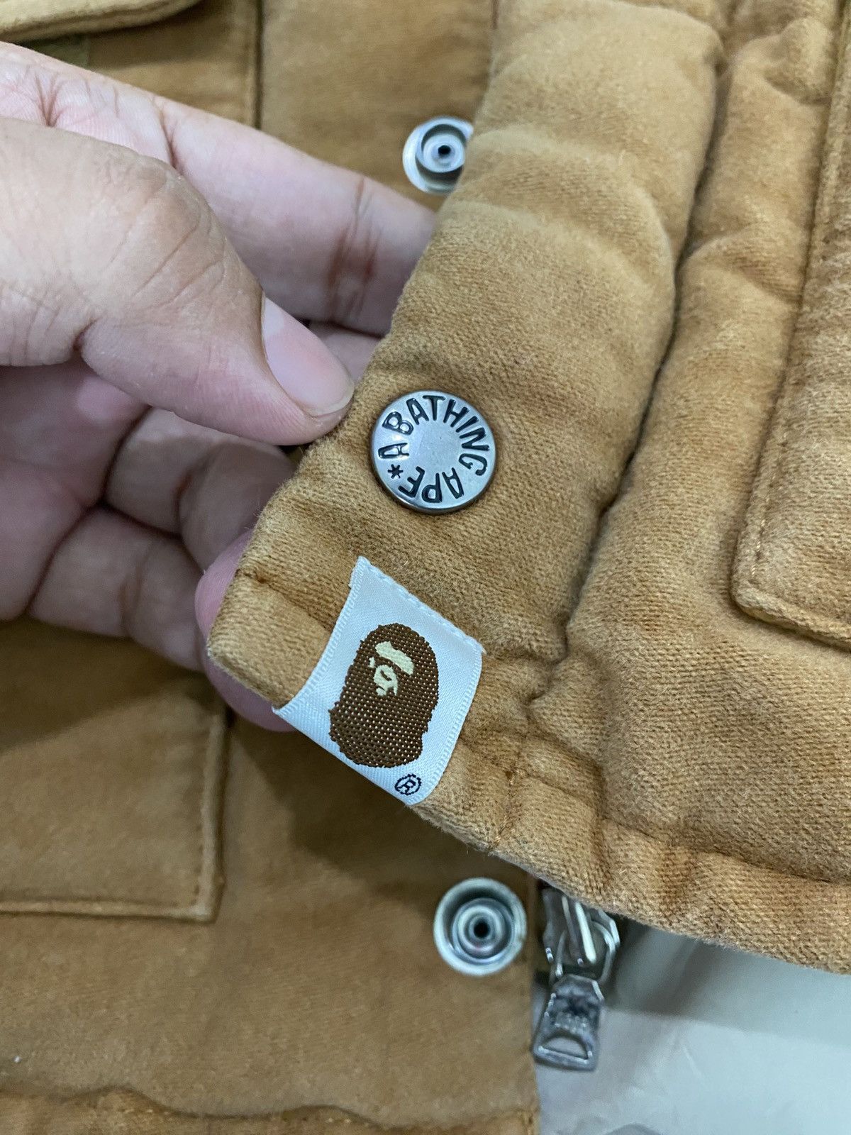 Bape × Japanese Brand A Bathing Ape Bape Classic Brown Down Puffer Jacket Size US M / EU 48-50 / 2 - 13 Thumbnail