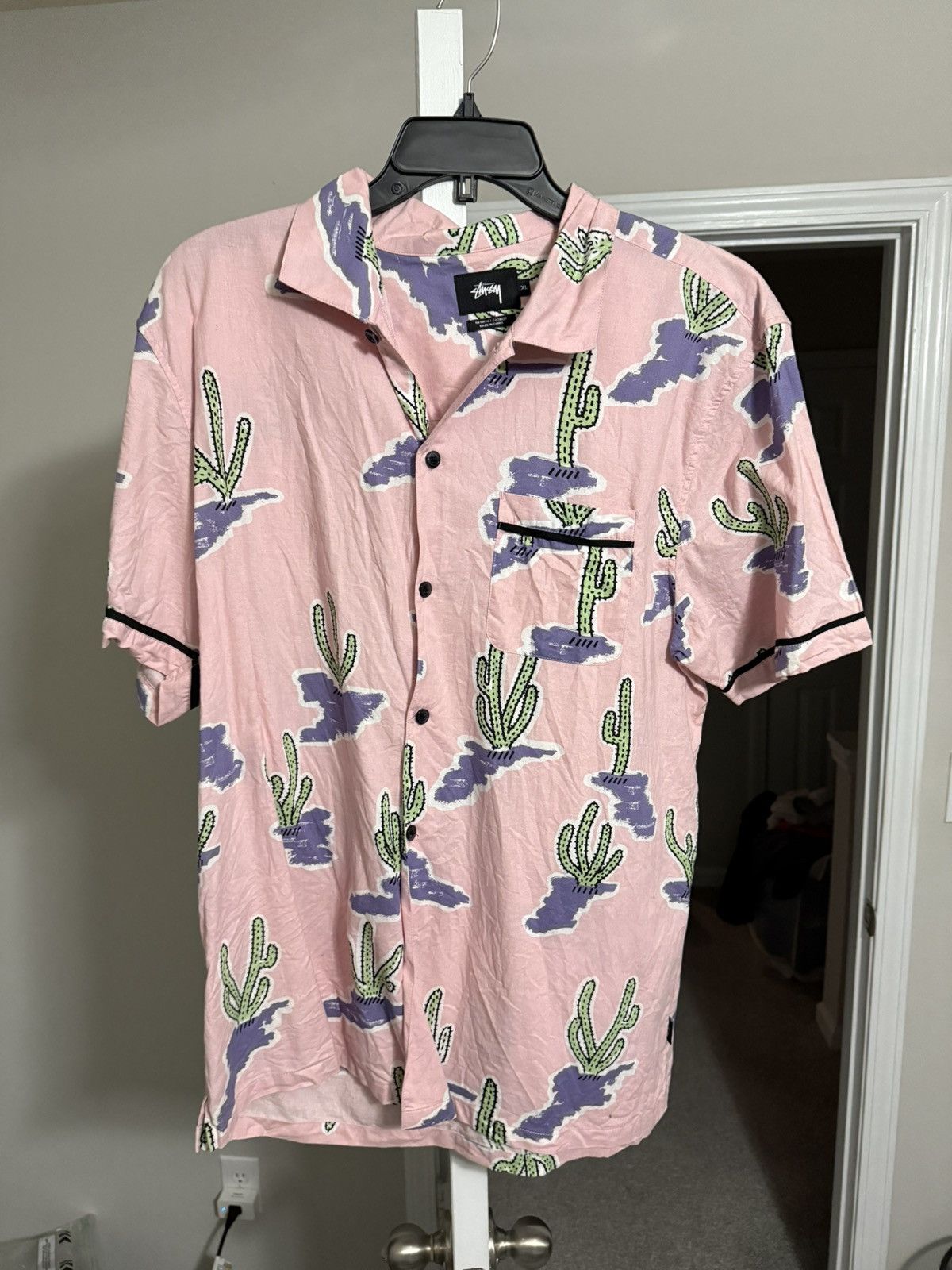 Stussy Stussy polo Hawaiian shirt Size US XL / EU 56 / 4 - 1 Thumbnail