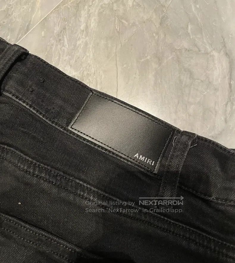 Amiri Amiri Classic Multi-Element Patchwork Retro Black Jeans, S Size US 30 / EU 46 - 3 Thumbnail