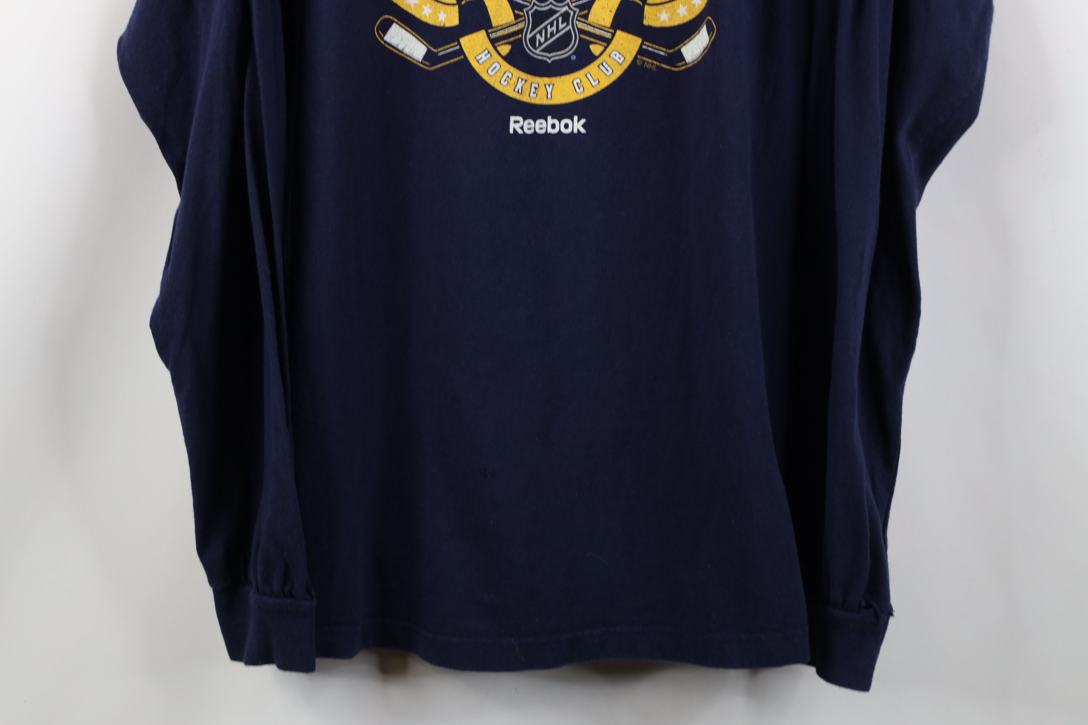 Reebok Vintage Reebok Buffalo Sabres Hockey Long Sleeve T-Shirt Size US XL / EU 56 / 4 - 3 Thumbnail