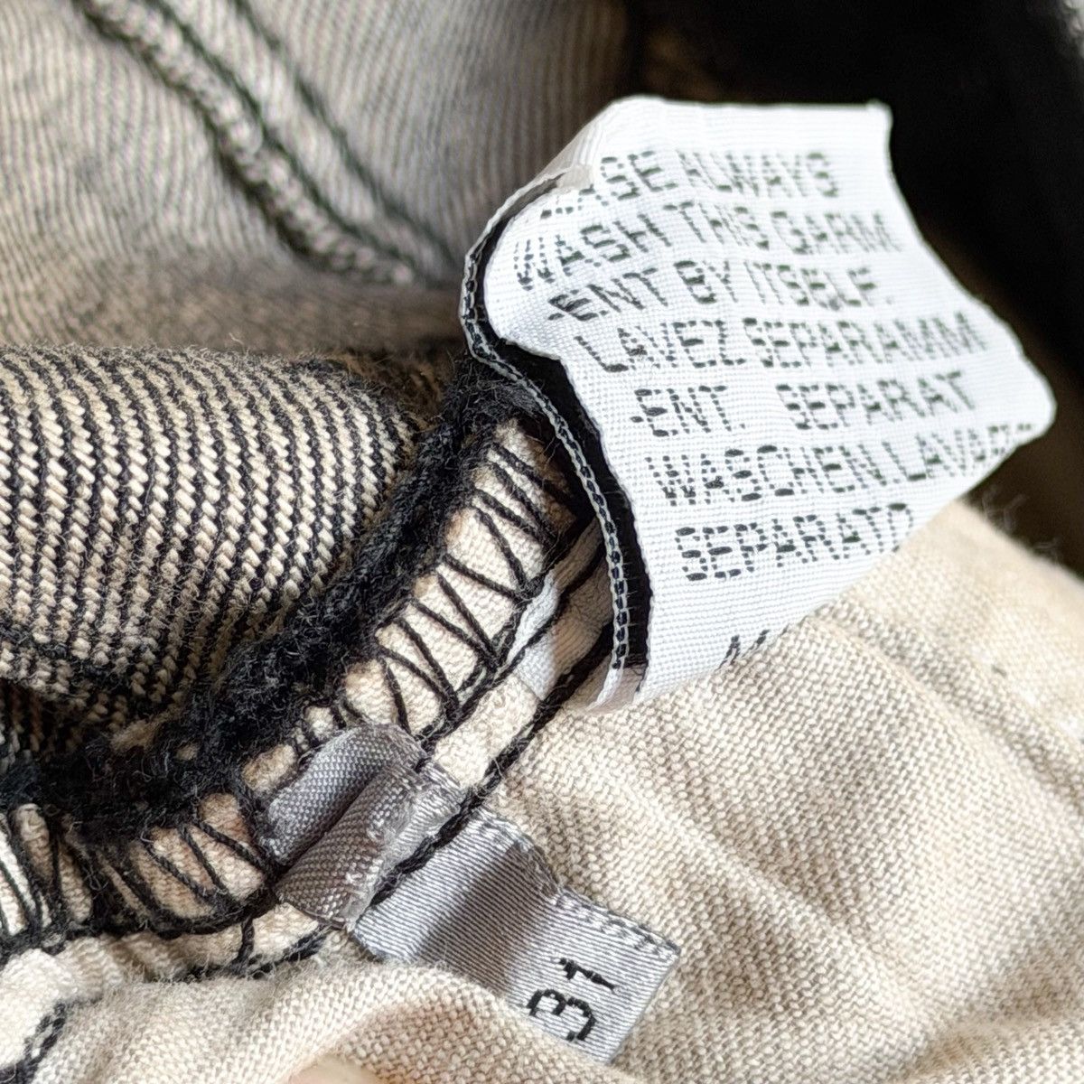 Dior Dior RUNWAY Hedi Era AW03 “Luster” Ash Clawmark MIJ Denim Size US 33 - 17 Thumbnail
