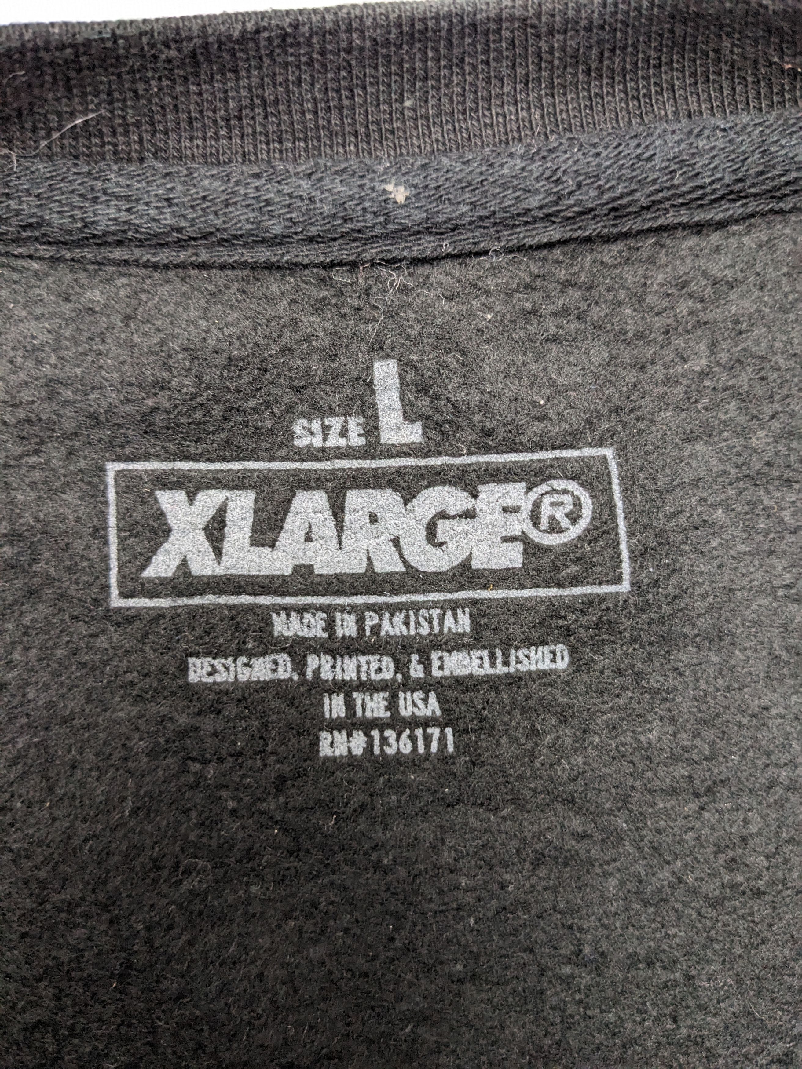 X-LARGE × Xlarge XLARGE STREETWEAR SWEATSHIRT Size US L / EU 52-54 / 3 - 7 Thumbnail