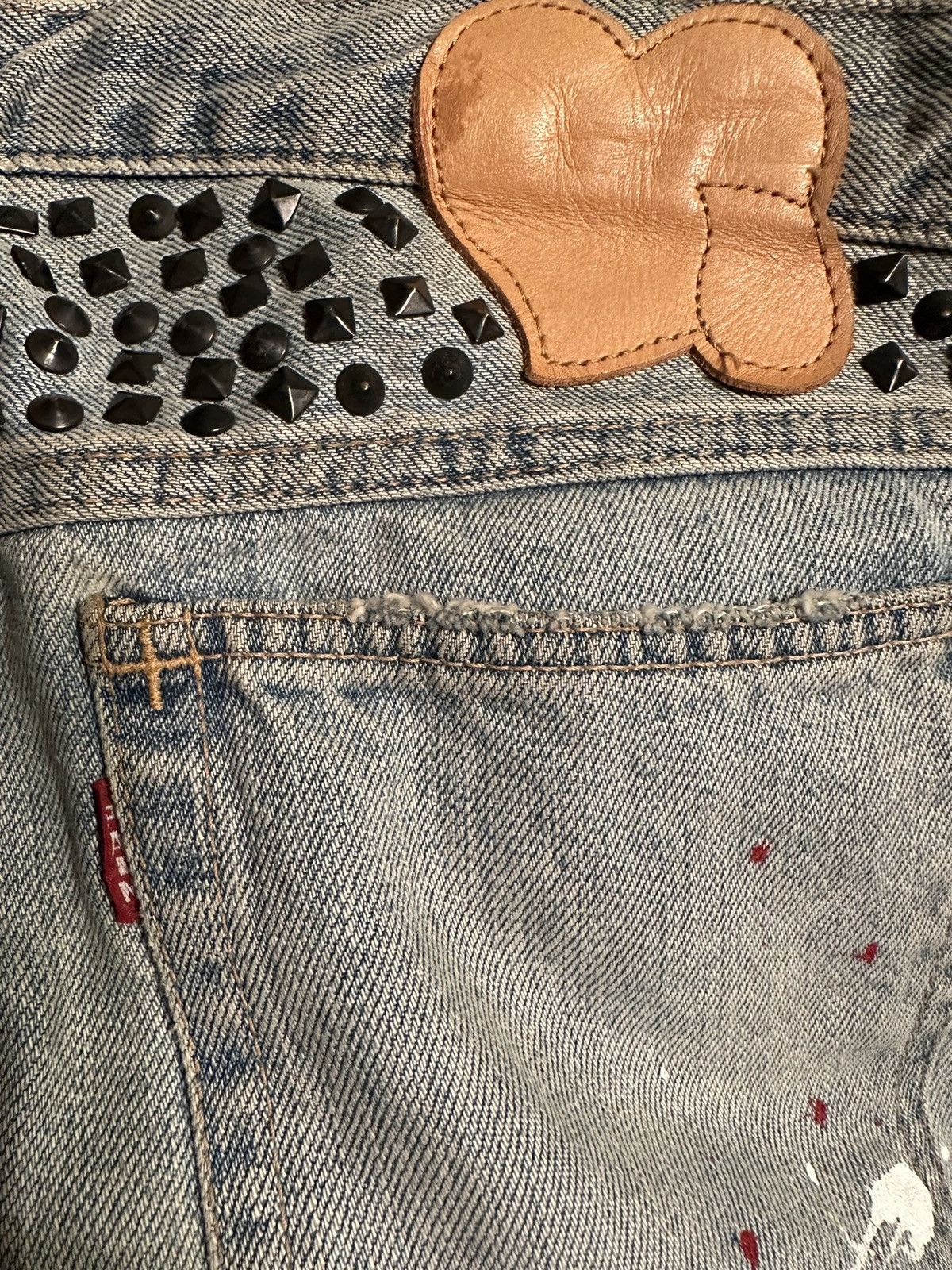 Number (N)ine Number (N)ine 06 Distressed Paint Splat Pants Size US 32 / EU 48 - 4 Thumbnail
