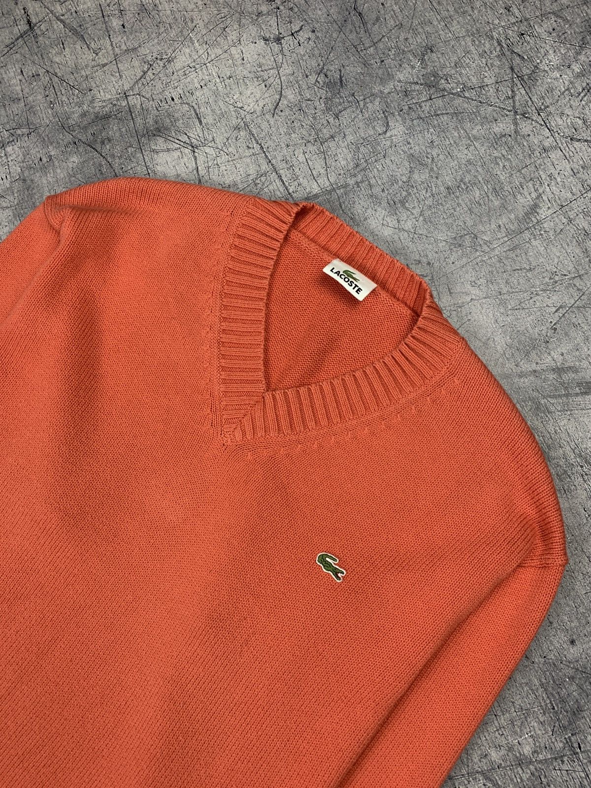 Lacoste Vintage Lacoste Knitted Sweater Embroidered Logo 90s Size US M / EU 48-50 / 2 - 2 Thumbnail