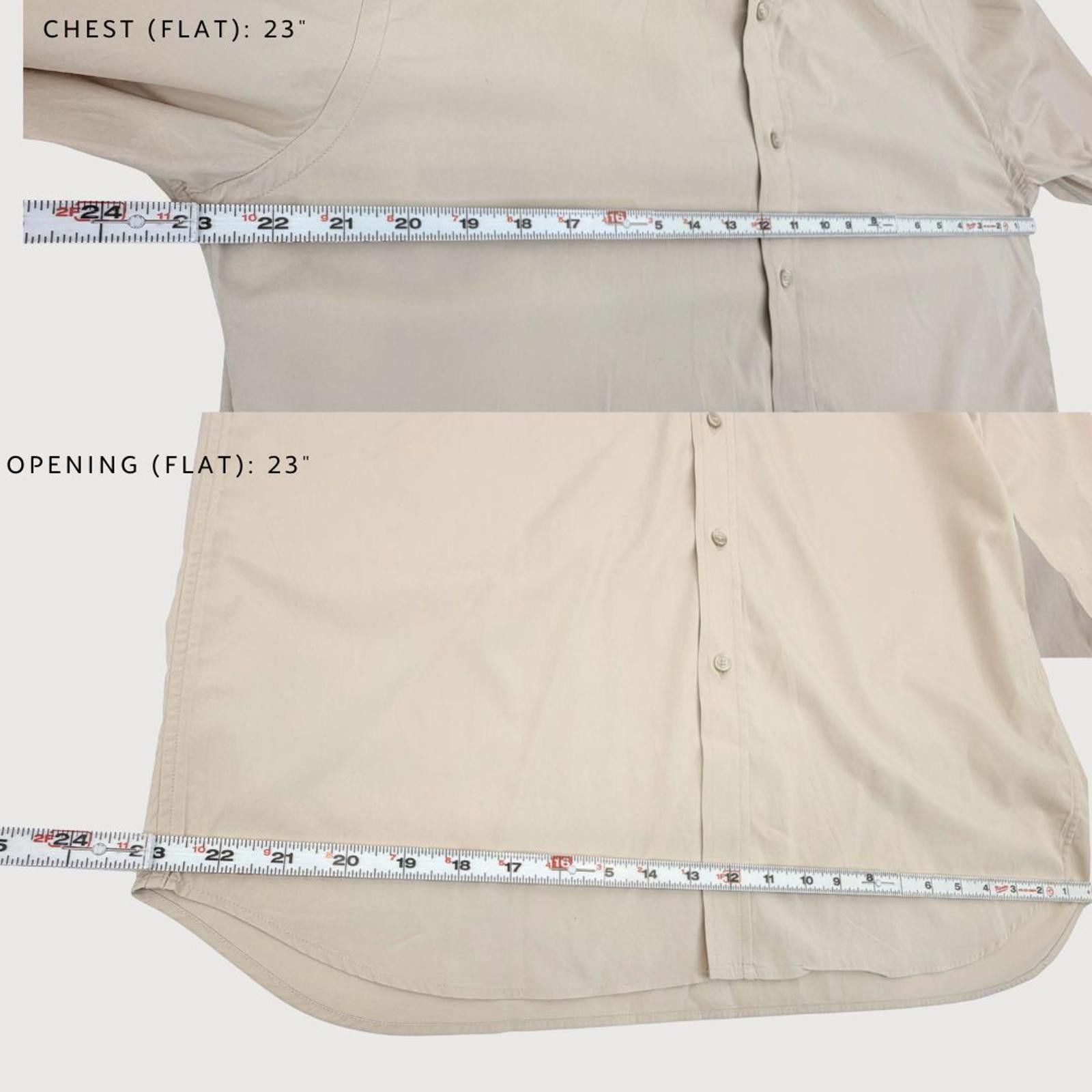 Other Burberry London Beige Cotton Dress Shirt Minimal Logo Size US XL / EU 56 / 4 - 7 Thumbnail