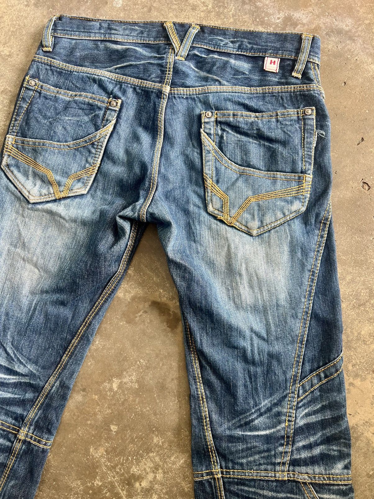 HIDEAWAYS Vintage Nicole Club For Men Indigo Punk Style Jeans Size US 32 / EU 48 - 12 Thumbnail