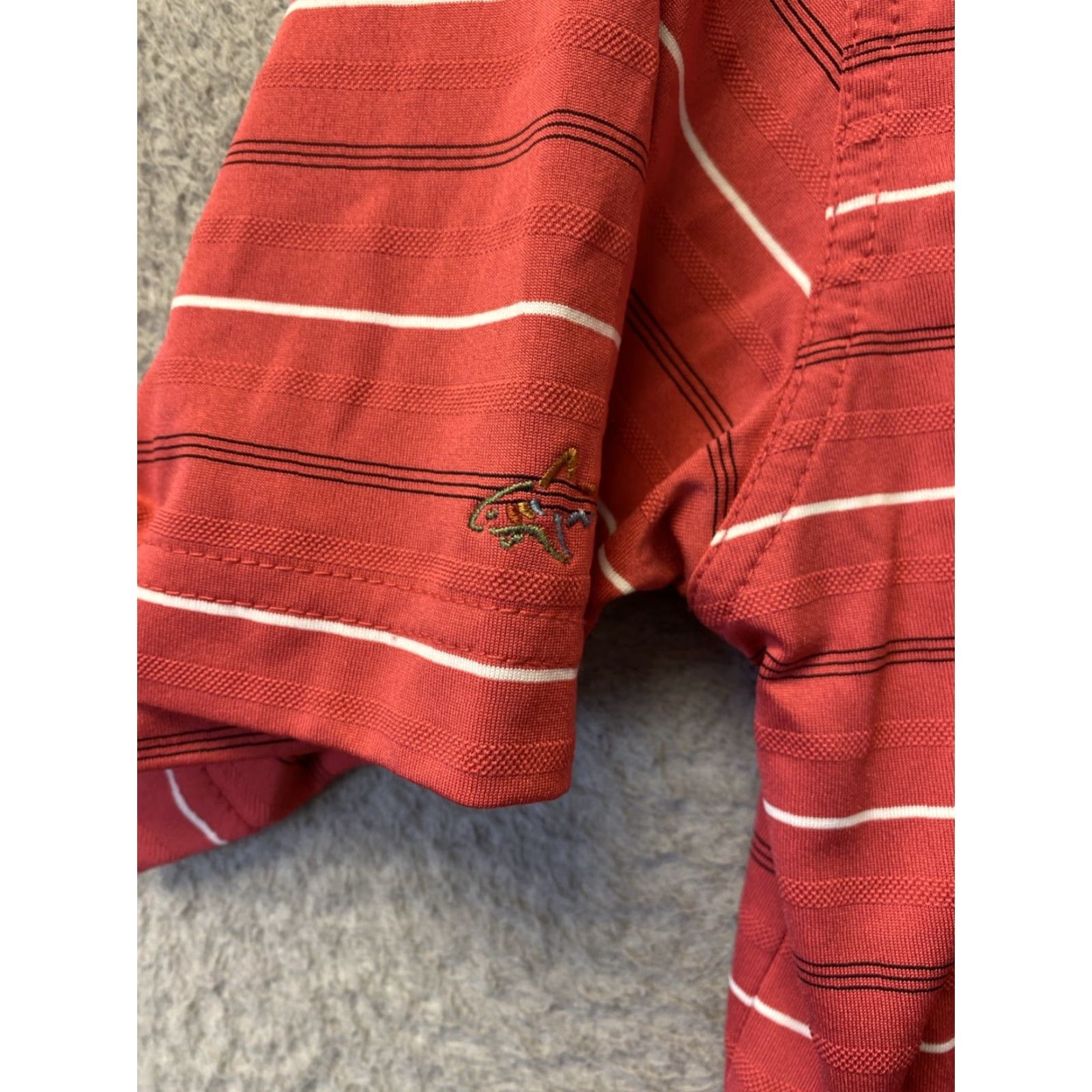 Vintage Greg Norman Men's S Performance Polo UPF Sun Protection Pink / 121-8 Size US S / EU 44-46 / 1 - 8 Thumbnail