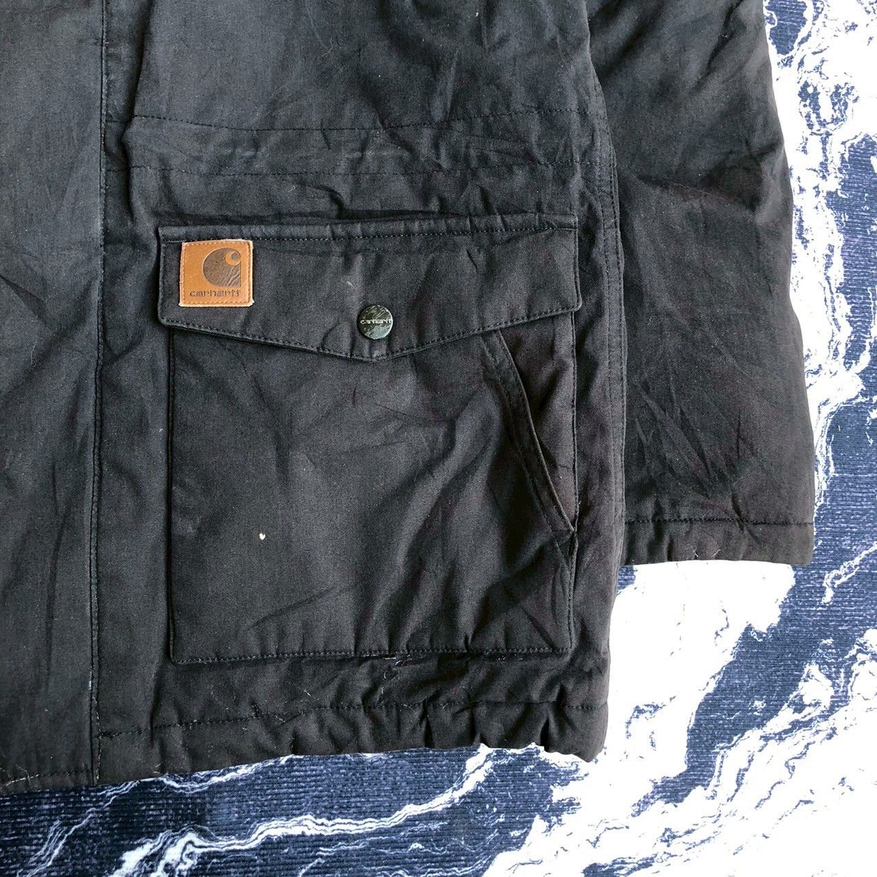 Carhartt Carhartt WIP Trapper Parka Black – Rugged Winter Jacket - M Size US M / EU 48-50 / 2 - 5 Thumbnail