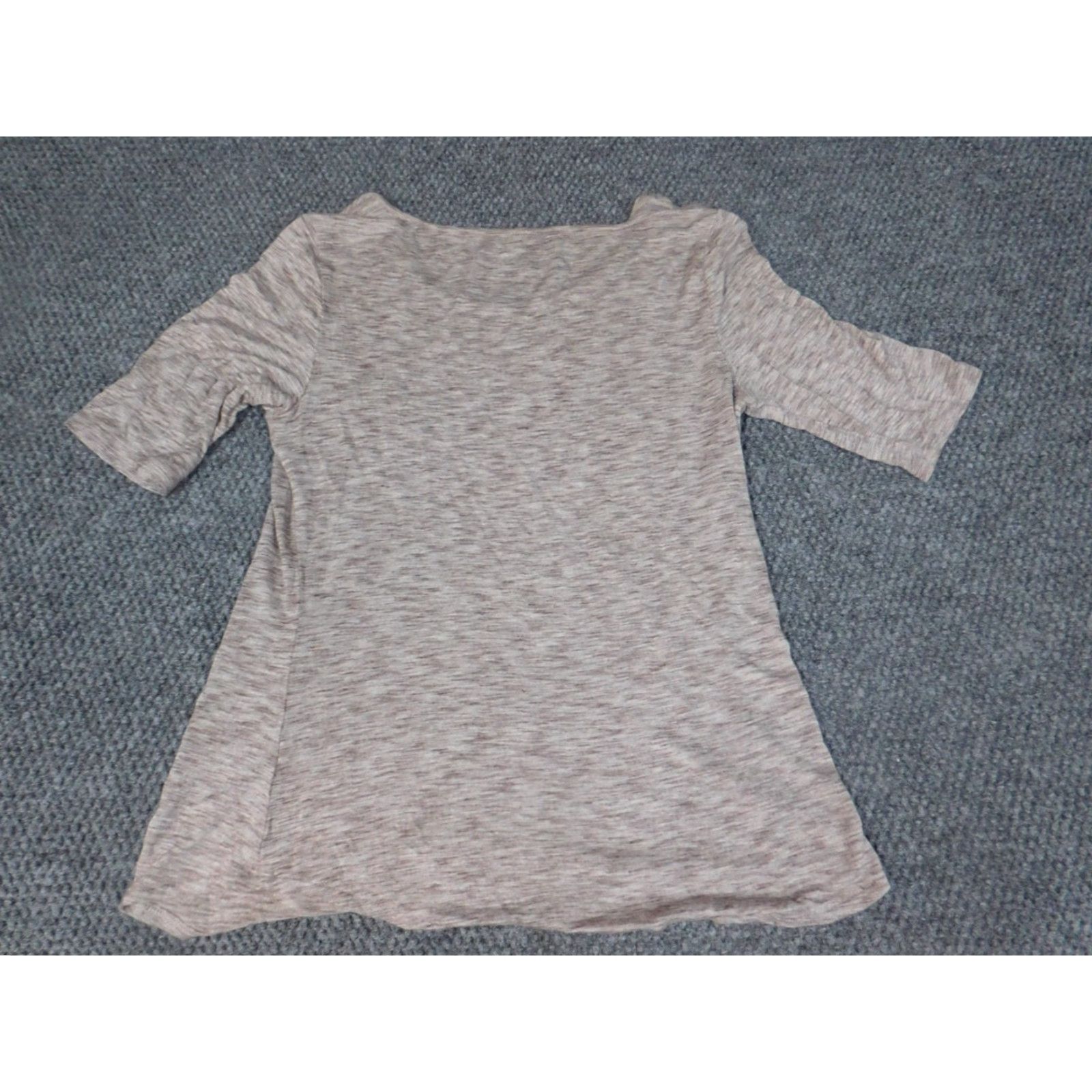 Apt. 9 Apt 9 Blouse Womens Small Pink Short Sleeve Crew Neck Pullover Stretch Rayon Button Casual Regular S Cap Sleeve Size S / US 4 / IT 40 - 6 Thumbnail